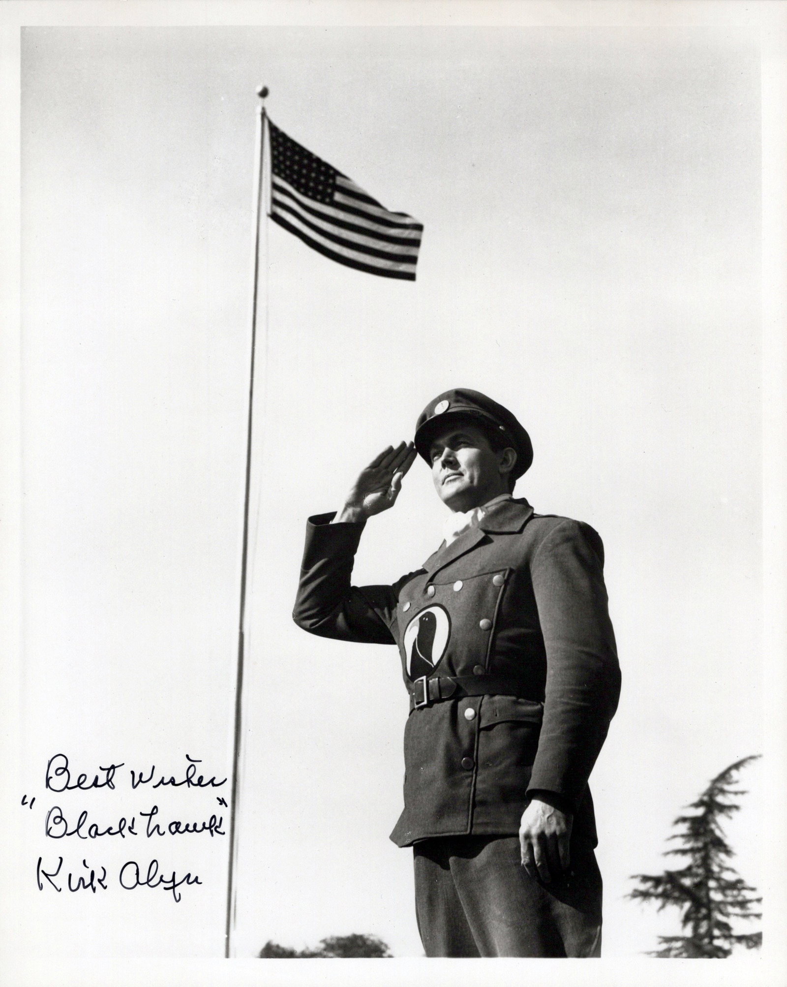 Kirk Alyn (1920-1999) BLACKHAWK Signed Photo (1 of 1)