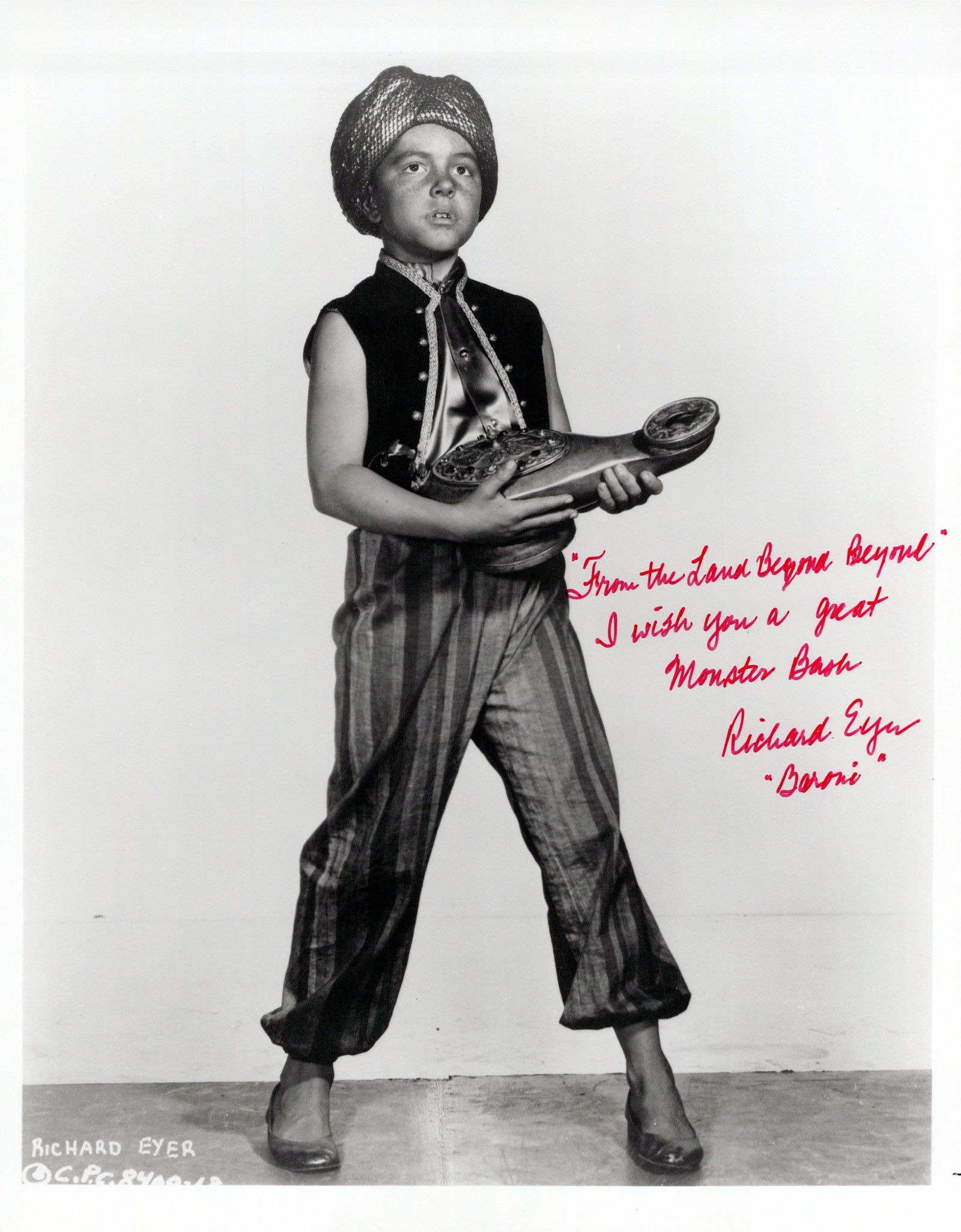 Richard Eyer 7th VOYAGE SINBAD In Person Signed Photo (1 of 1)