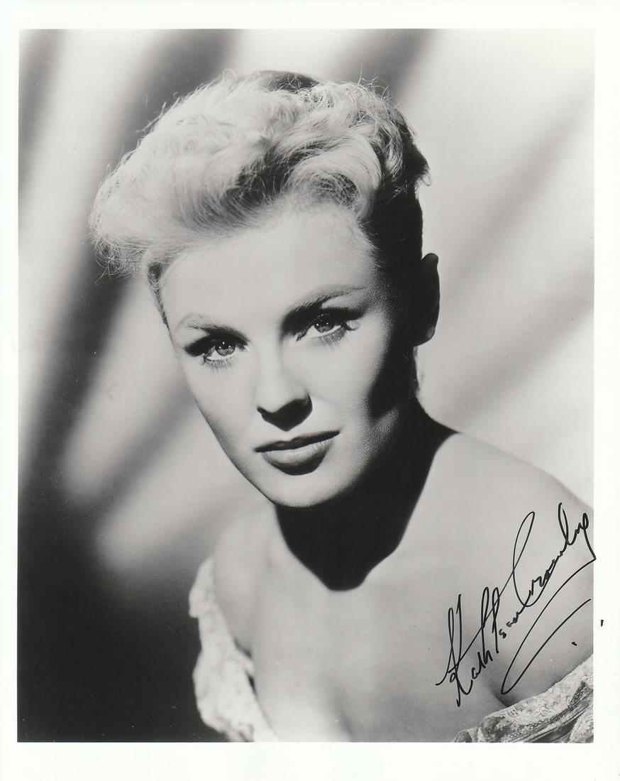 Kathleen Crowley (1929-2017) TARGET EARTH / DOWNHILL RACER In Person Signed Photo: Photo size is 8x10. Kathleen Crowley (1929-2017) in person signed photo. Kathleen Crowley has done such TV and movies as TARGET EARTH, CURSE OF THE UNDEAD, and THE REBEL SET