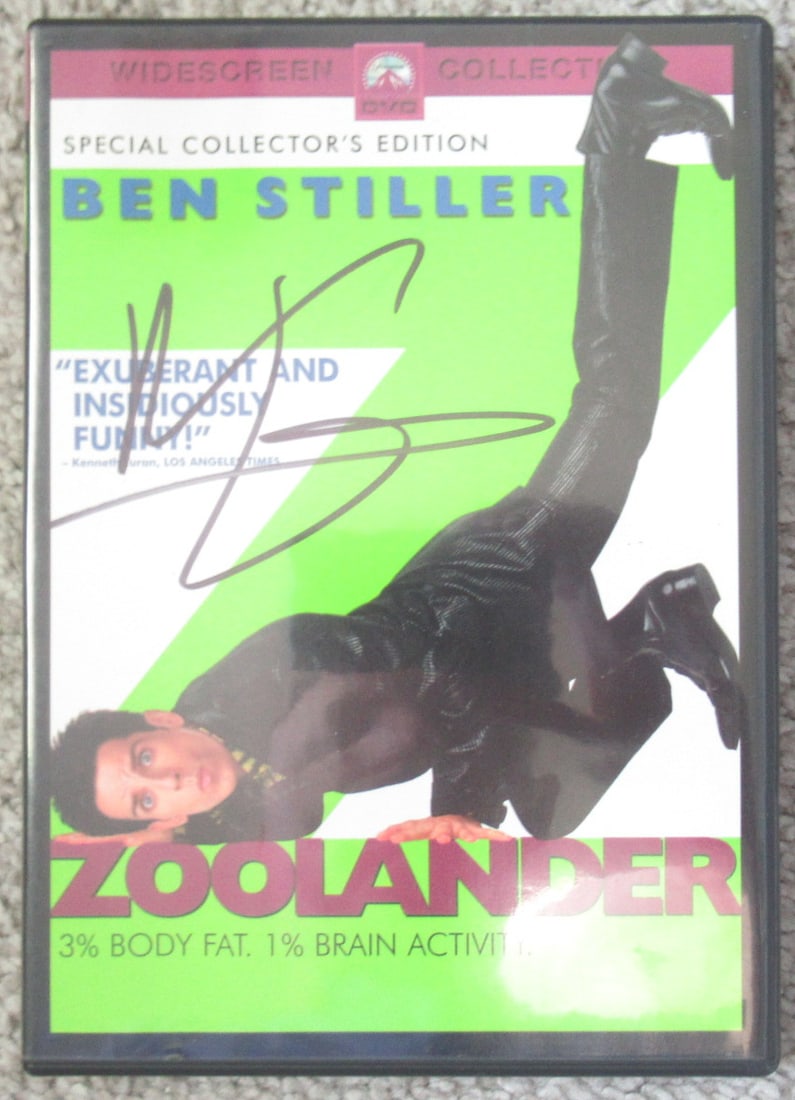 Ben Stiller ZOOLANDER In Person Signed DVD (1 of 1)