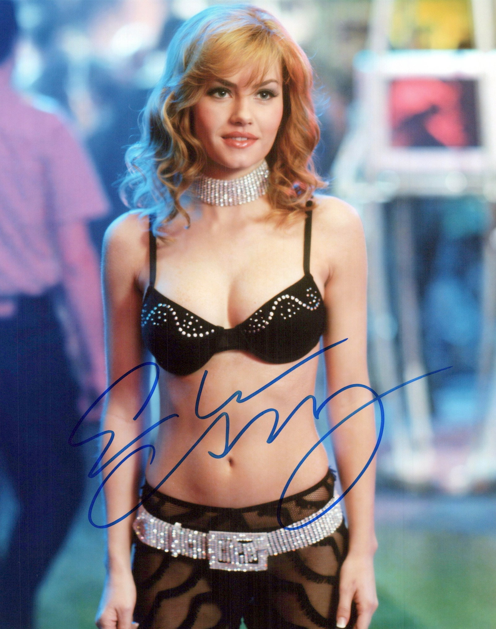 Elisha Cuthbert GIRL NEXT-DOOR In Person Signed Photo: Photo size is 8x10. Elisha Cuthbert in person signed photo from the movie THE GIRL NEXT-DOOR. Elisha Cuthbert as the character Danielle