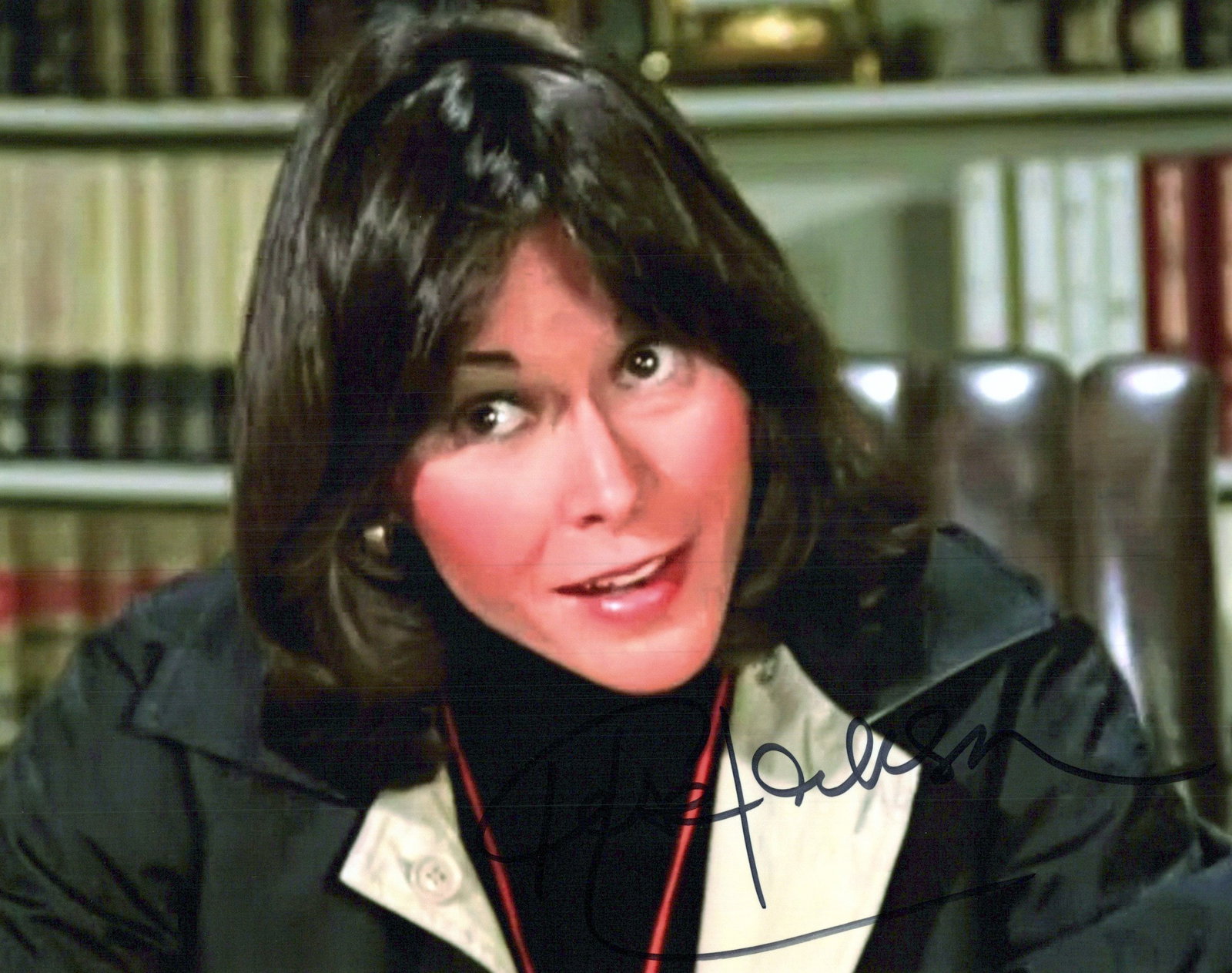 Kate Jackson CHARLIES ANGELS In Person Signed Photo: Photo size is 8x10. Kate Jackson in person signed photo from the TV series CHARLIES ANGELS. Kate Jackson as the character Sabrina Duncan. IMPERFECTIONS: Slightly blurry image. Priced accordingly