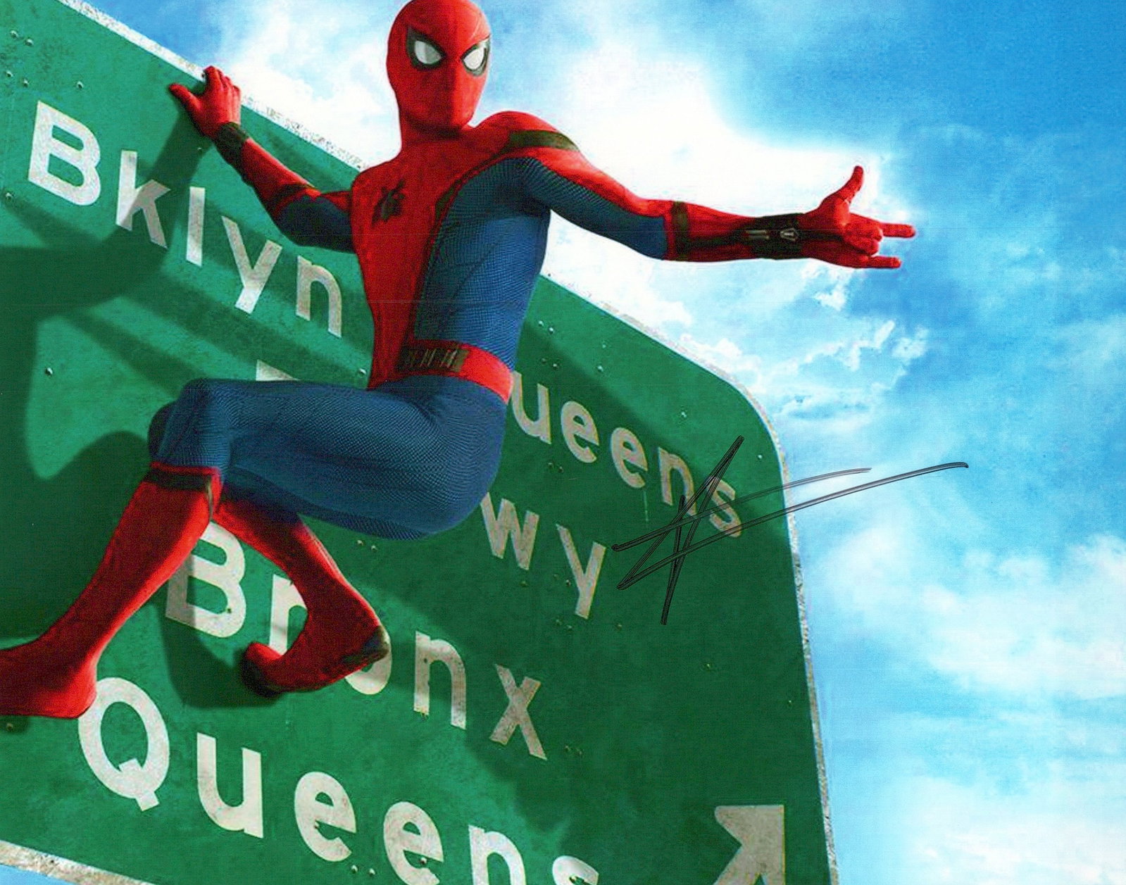 Tom Holland SPIDERMAN FAR FROM HOME In Person Signed Photo (1 of 1)