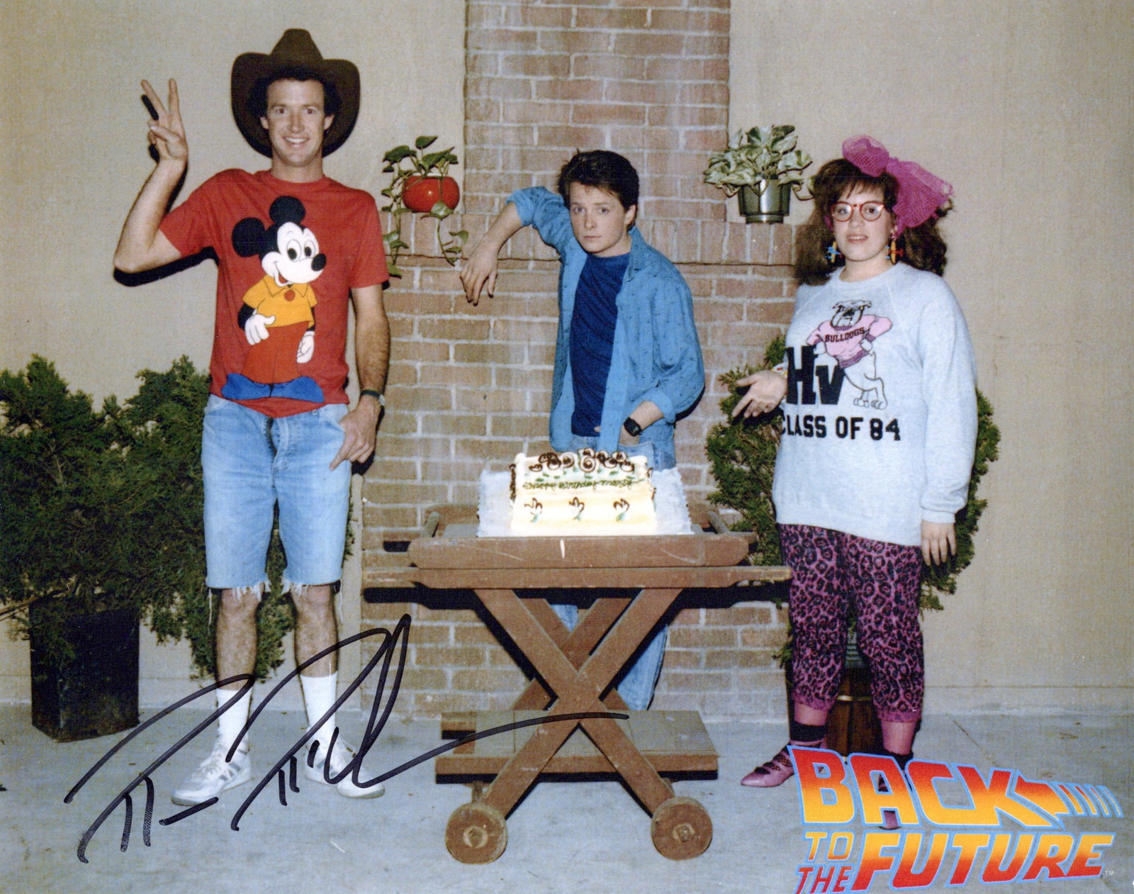 Marc McClure BACK TO THE FUTURE In Person Signed Photo: Photo size is 8x10. Marc McClure in person signed photo relating to the movie BACK TO THE FUTURE. Marc McClure played Michael J Fox his brother in the movie Dave McFly.
