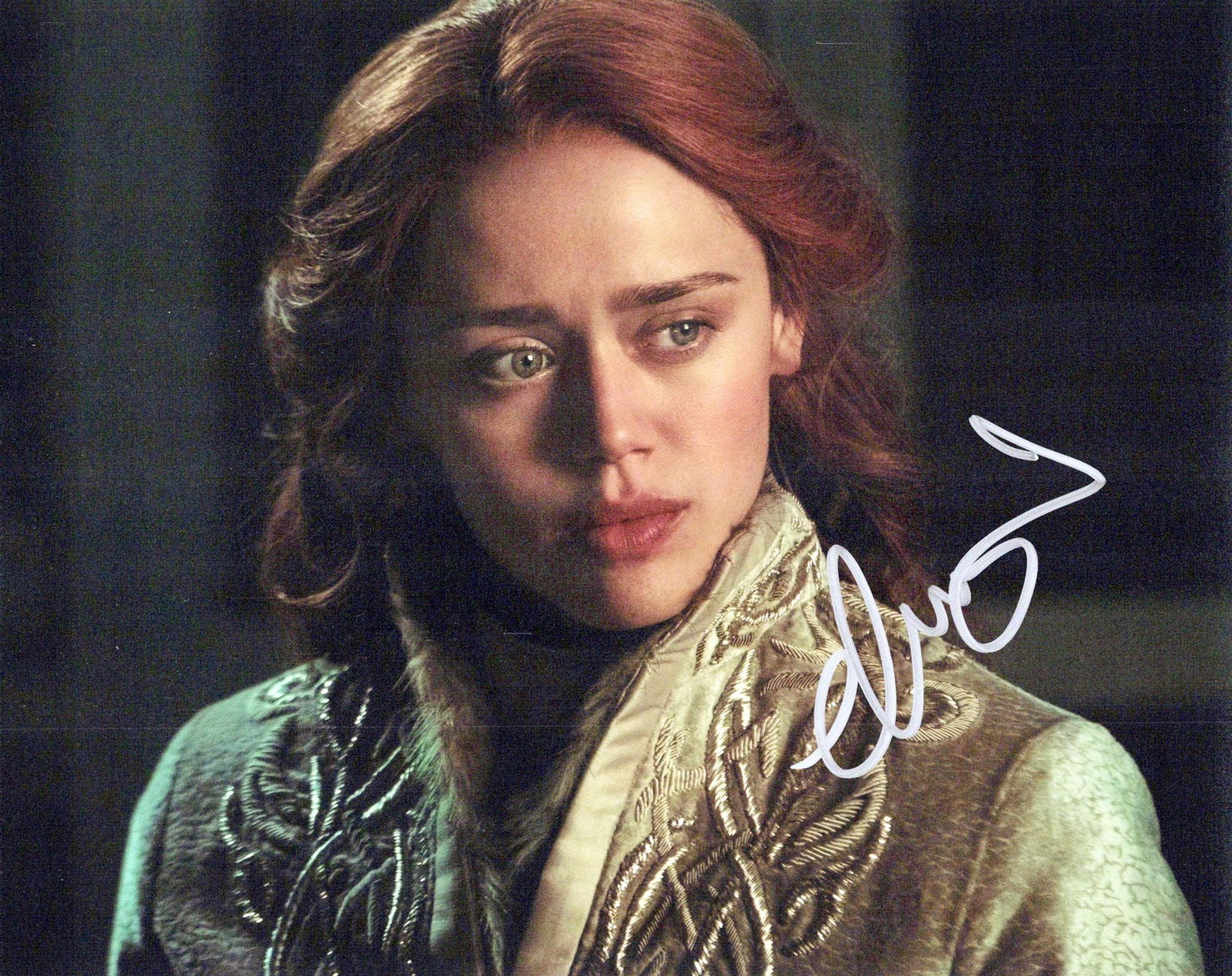 Daisy Head SHADOW AND BONE In Person Signed Photo: Photo size is 8x10. Daisy Head in person signed photo from the TV series SHADOW AND BONE. Daisy Head as the character Genya Safin