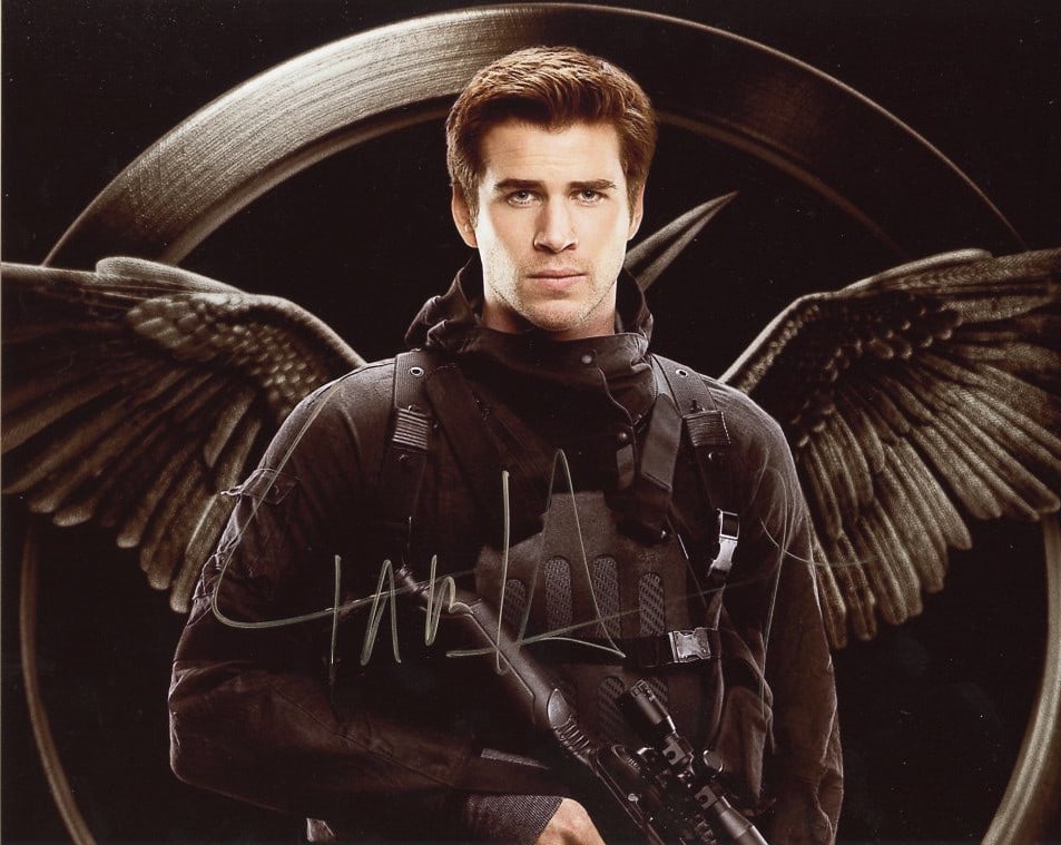 Liam Hemsworth HUNGER GAMES In Person Signed Photo (1 of 1)