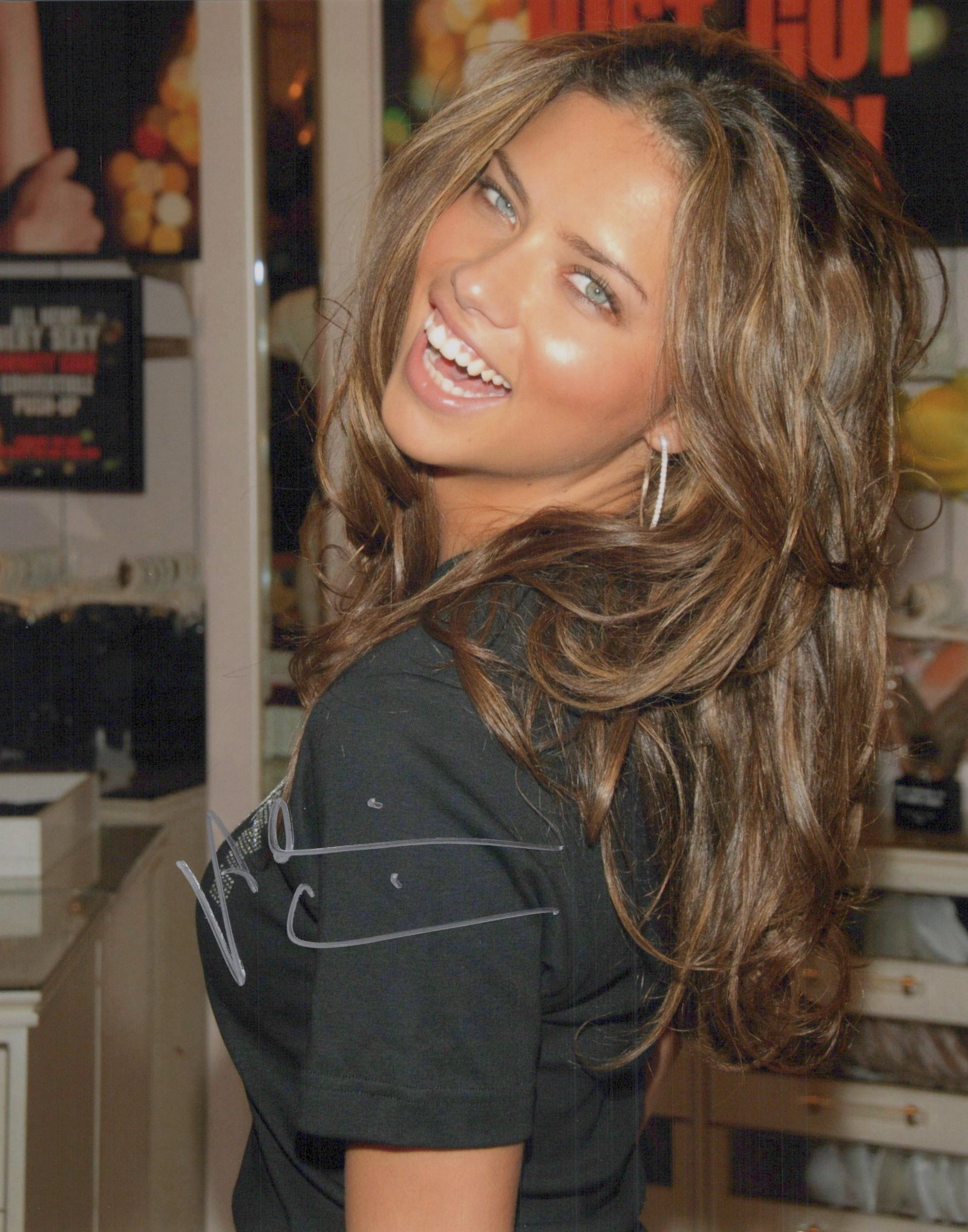 Adriana Lima VICTORIA'S SECRETS In Person Signed Photo: Photo size is 8x10. Adriana Lima gorgeous in person signed autographed photo. Adriana Lima has been in such movies and TV as OCEANS EIGHT, HOW I MET YOUR MOTHER, THE CRAZY ONES. It is also best known 