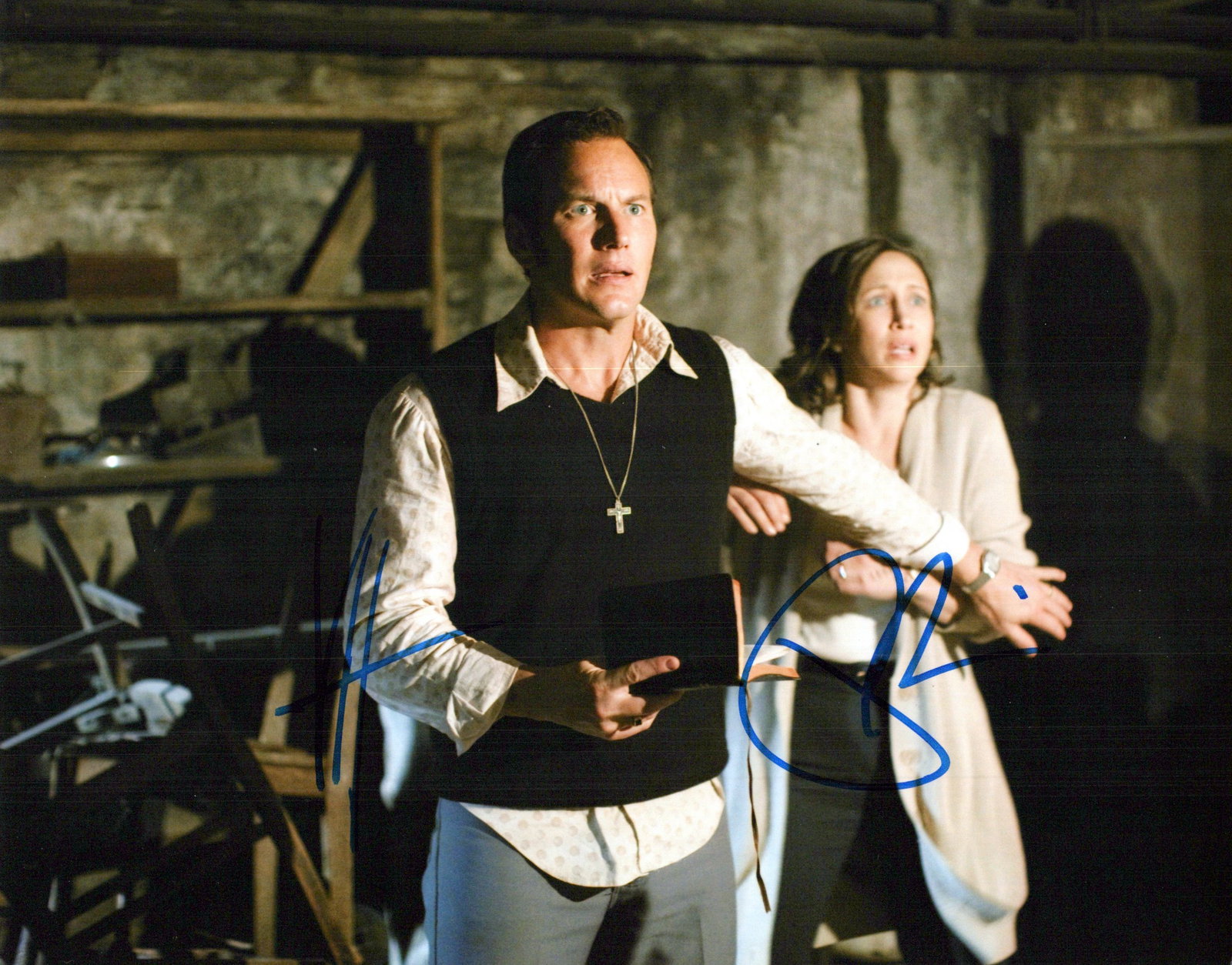 Patrick Wilson / Vera Farmiga THE CONJURING In Person Signed Photo (1 of 1)