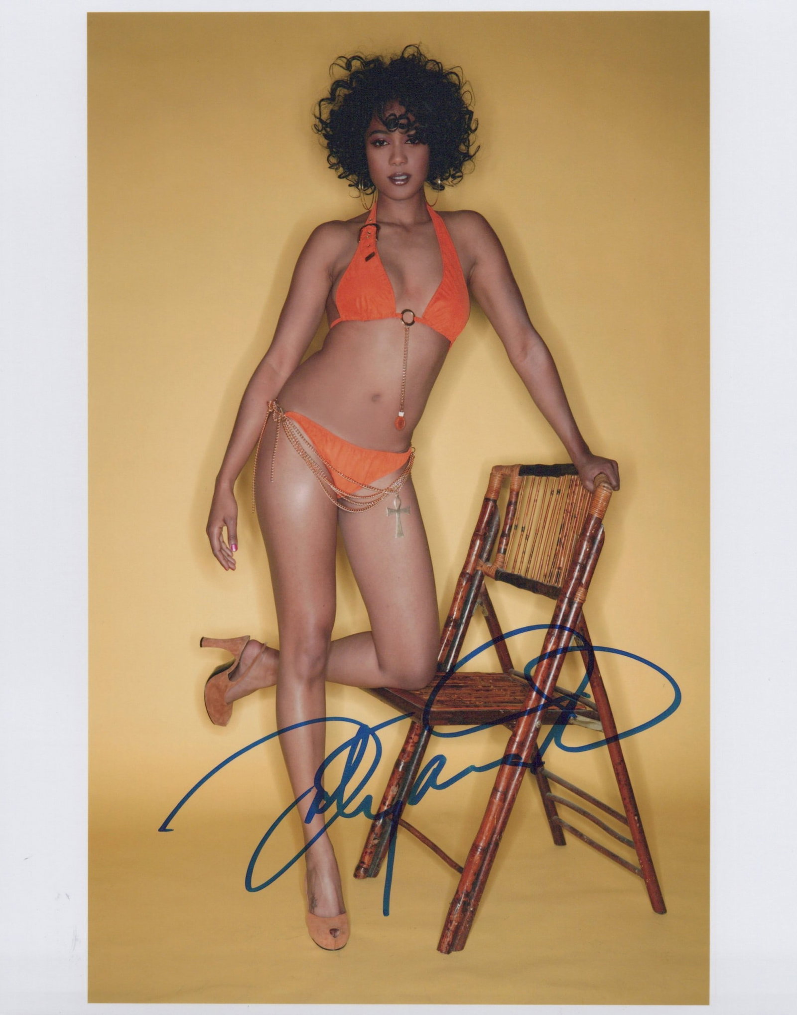 Tatyana Ali FRESH PRINCE In Person Signed Photo: Photo size is 8x10. Tatyana Ali in person signed photo from the TV series THE FRESH PRINCE OF BEL AIR. Tatyana Ali as the character Ashley Banks