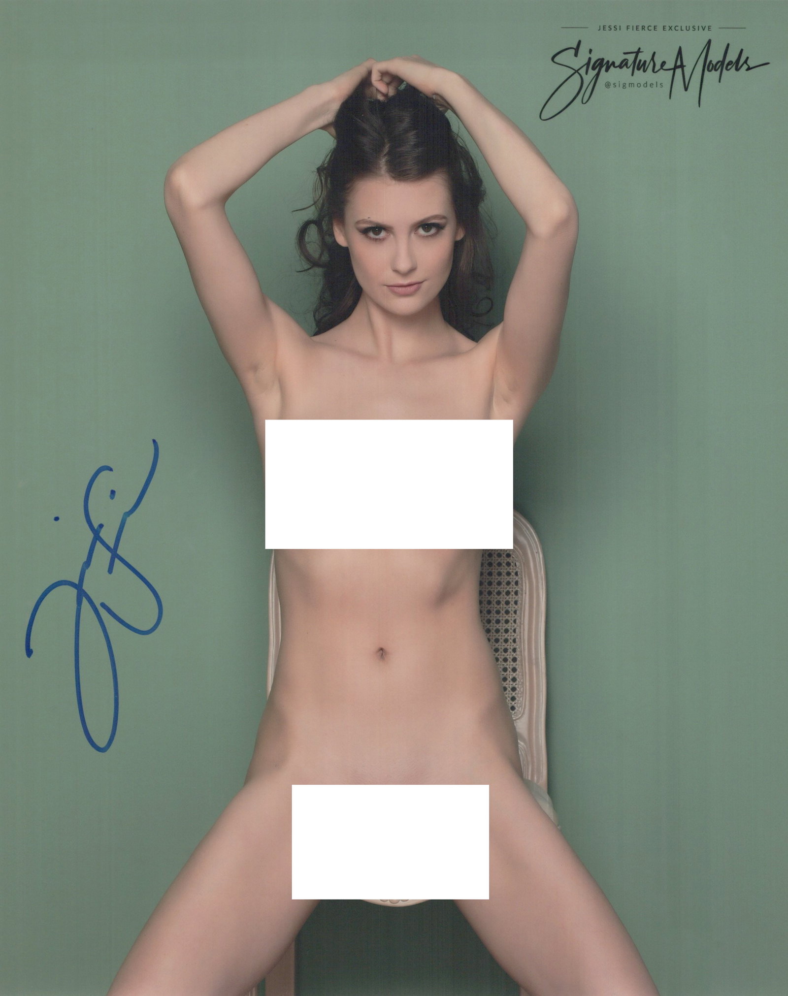 Jessi Fierce PLAYBOY In Person Signed Photo: Photo size is 8x10. PRIVATE SIGNING. Jessi Fierce in person signed autographed photo. 8x10 color sexy portrait. Jessi Fiercethis was signed at an EXCLUSIVE signing and photo shoot on January 17, 2019