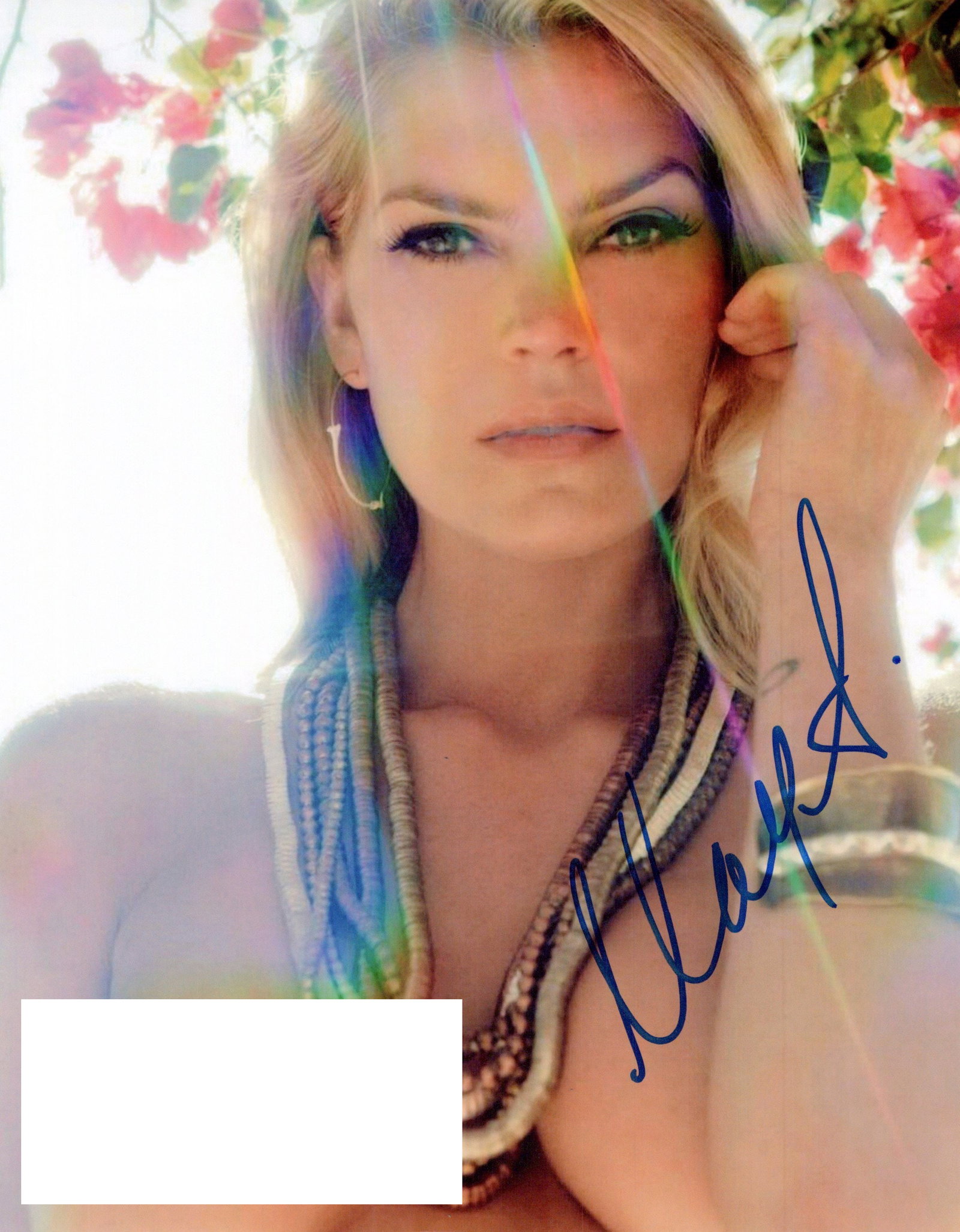 May Anderson PLAYBOY In Person Signed Photo: Photo size is 8x10. May Anderson in person signed photo. Playboy Playmate May 2012. May Anderson's work includes appearances for Miu Miu, Victoria's Secret, and the Sports Illustrated Swimsuit Issue. 