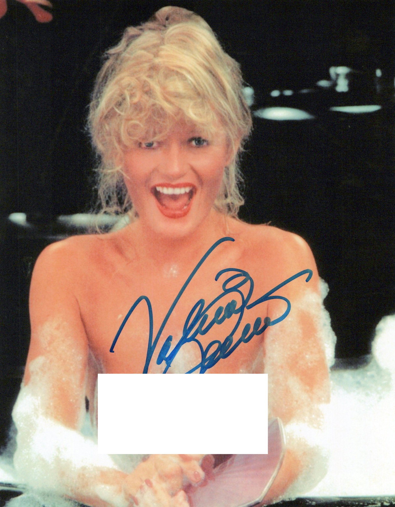 Valerie Perrine (1943-2026) SEXY In Person Signed Photo: Photo size is 8x10. Valerie Perrine (1943-2026) in person signed photo. Valerie Ritchie Perrine is an American retired actress. For her role as Honey Bruce in the 1974 film Lenny, she won the BAFTA
