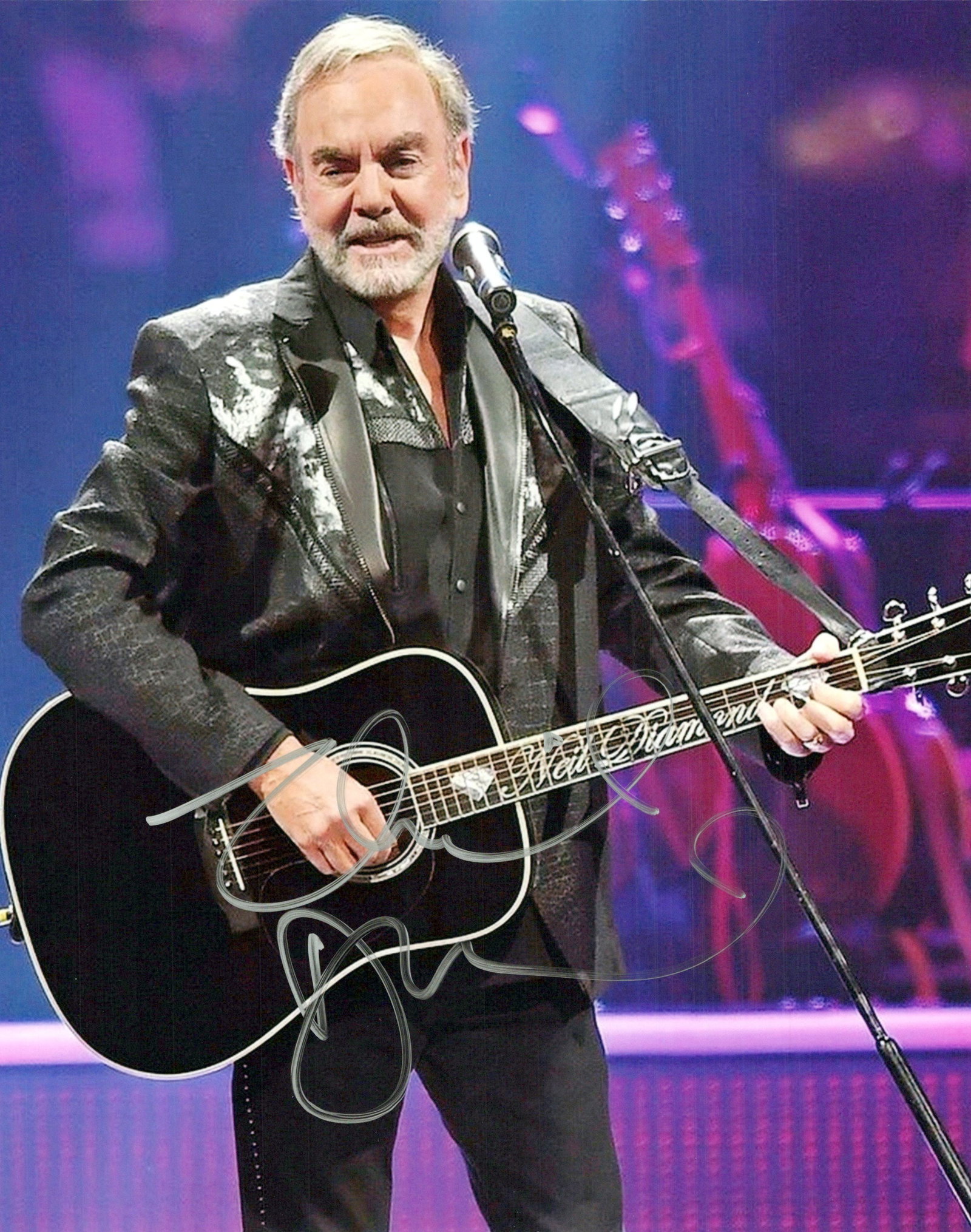 Neil Diamond THE JAZZ SINGER In Person Signed Photo: Photo size is 8x10. RARE as he is no longer signing. Neil diamond in person signed photo. Neil Leslie Diamond is a Grammy-winning American singer-songwriter and Kennedy Center honoree. With over 130