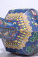 A CHINESE BLUE GLAZED FAMILLE ROSE HEXAGONAL VASE WITH - 7