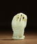 A CHINESE FINE WHITE JADE CARVING OF A FINGER CITRON,