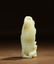 A CHINESE FINE WHITE JADE CARVING OF A FINGER CITRON, - 2