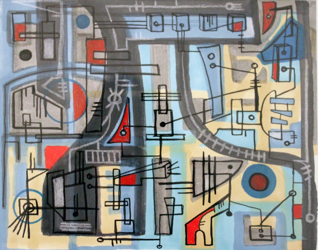 Terry Dixon - Kinetic Abstraction #28: Terry Dixon Kinetic Abstraction #28 Medium: Mixed Media Size: 13 x 17 Signature: Yes Over the years, Dixon enhanced his techniques on canvas by combining his photographic images with acrylic paint, oi