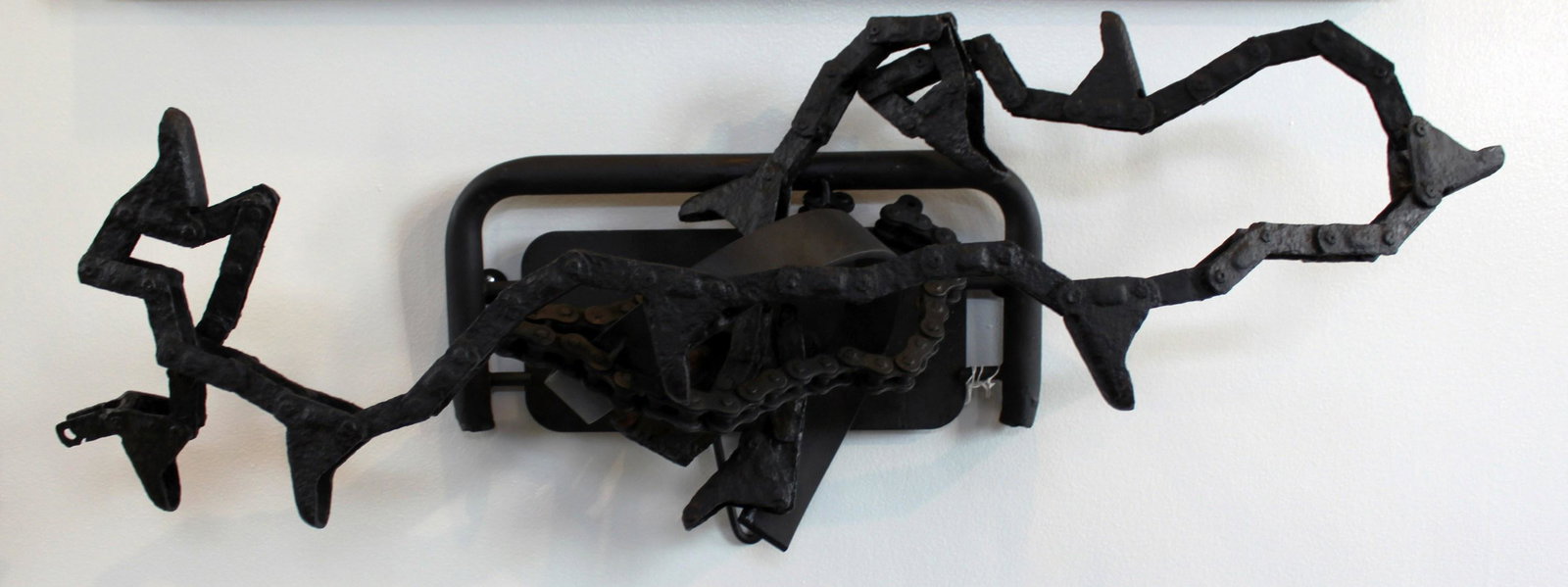 Guinotte Wise - BR4, 2017: Guinotte Wise | BR4, 2017 Medium: Mixed Media Year: 2017 Size: 14 x 36 x 10 Signature: No "I do a lot of found-object stuff. Aspirational influences include Louise Nevelson, Lee Bontecou, John Chamber