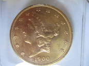 1900-S Liberty Double Eagle $20 Gold Coin