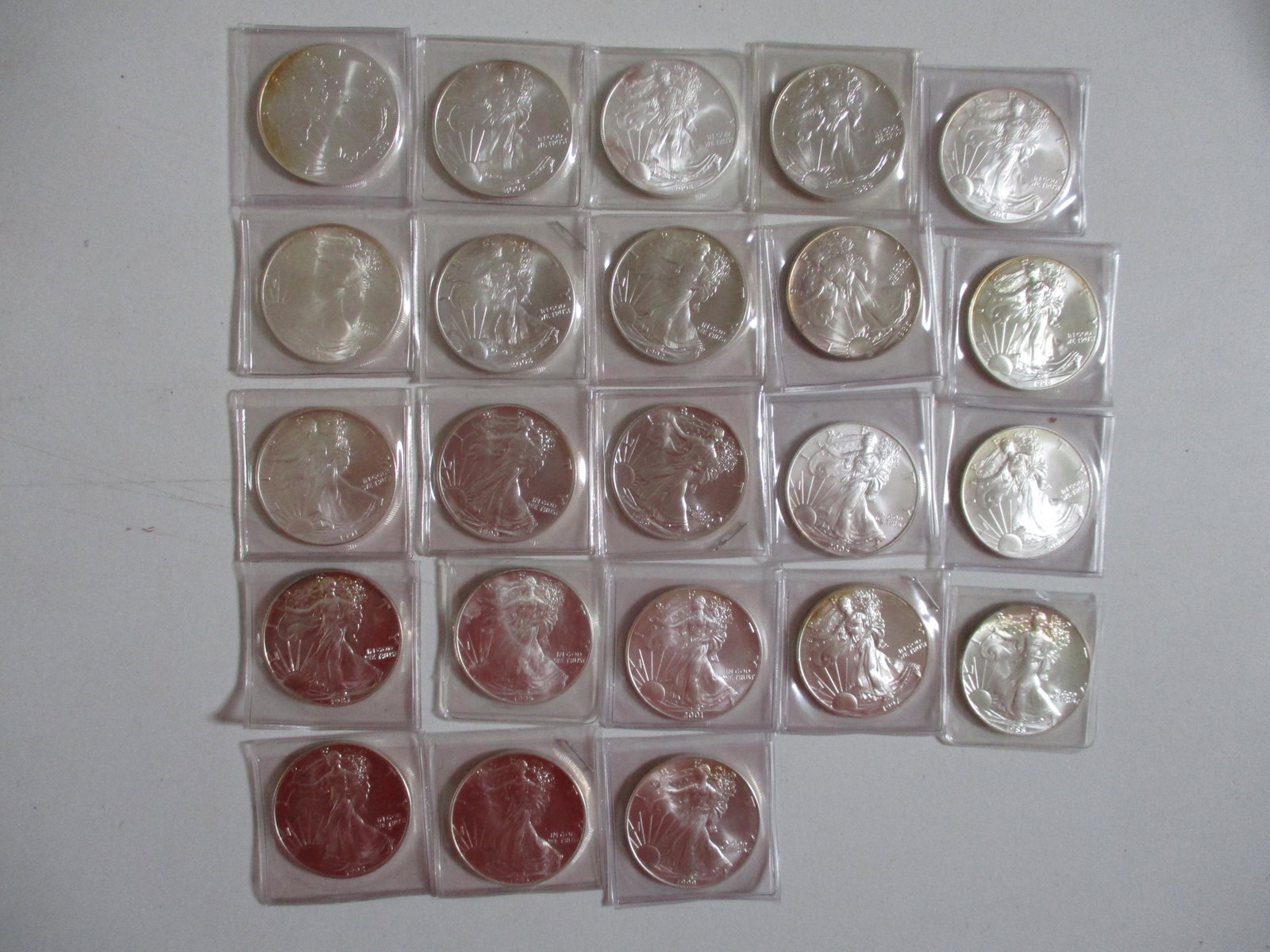 1986-2005 Silver Eagle Dollars, and 1986, 1992 & 2008: See title