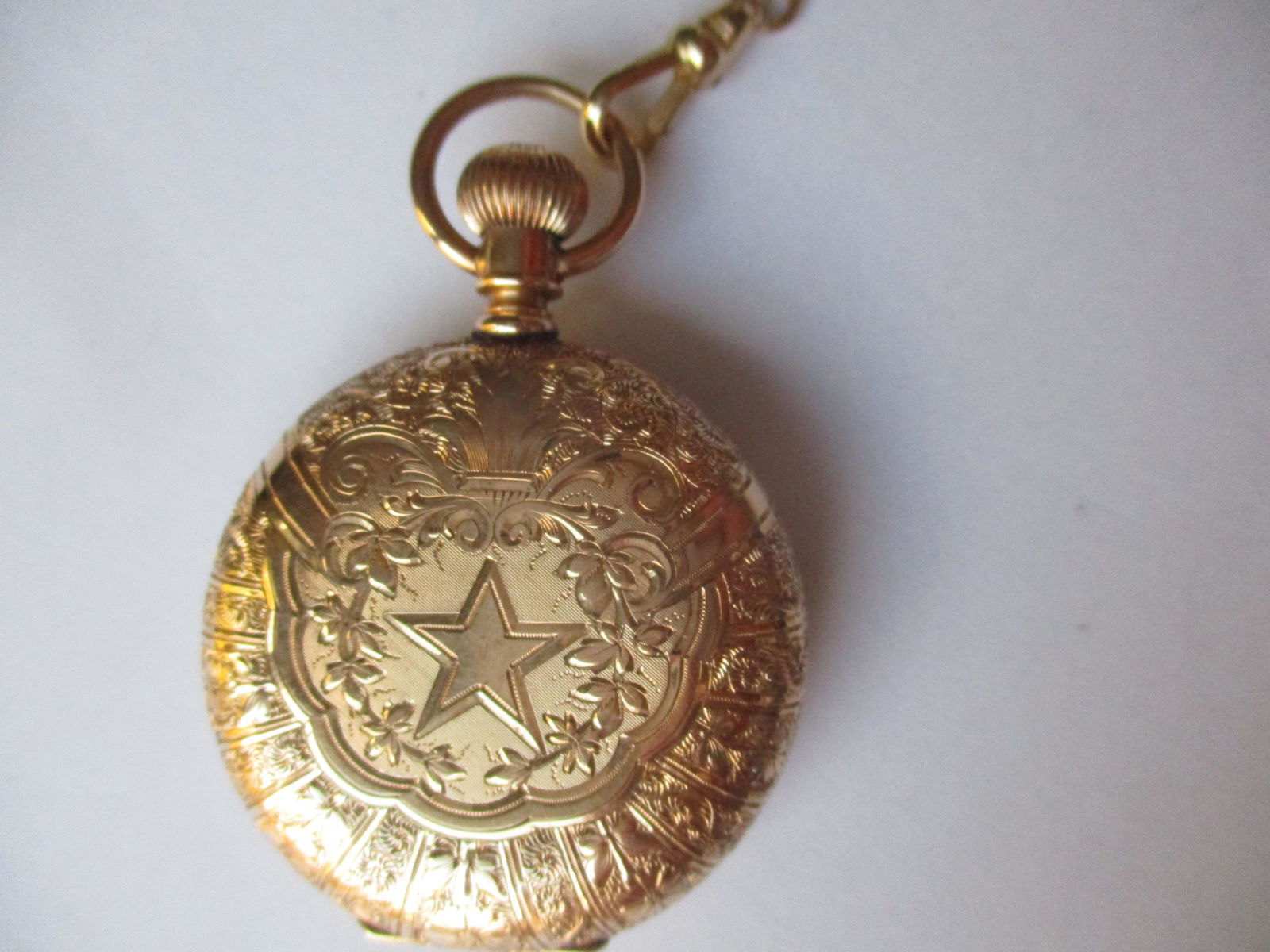 Hampden 14K Gold Ornate Star Design Women's Pocket (1 of 9)