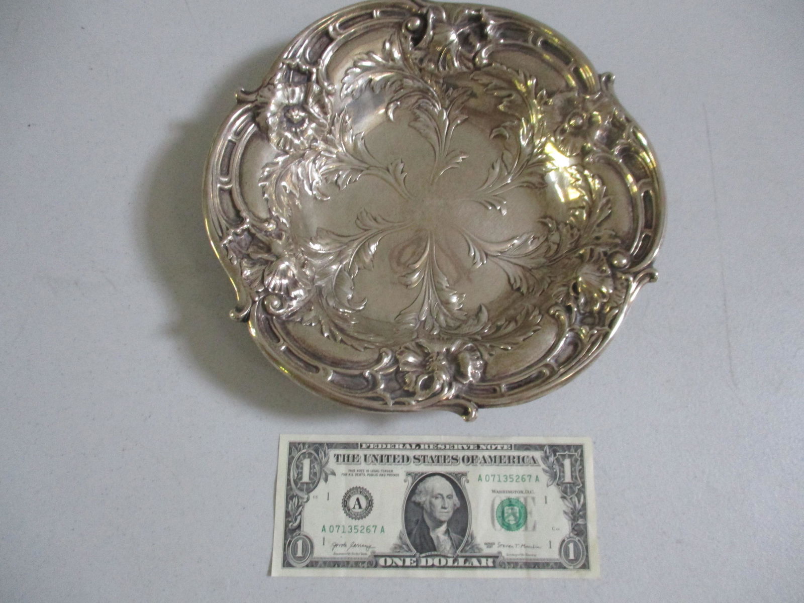 Sterling Silver Reed & Barton Art Nouveau Ornate Bowl (1 of 5)