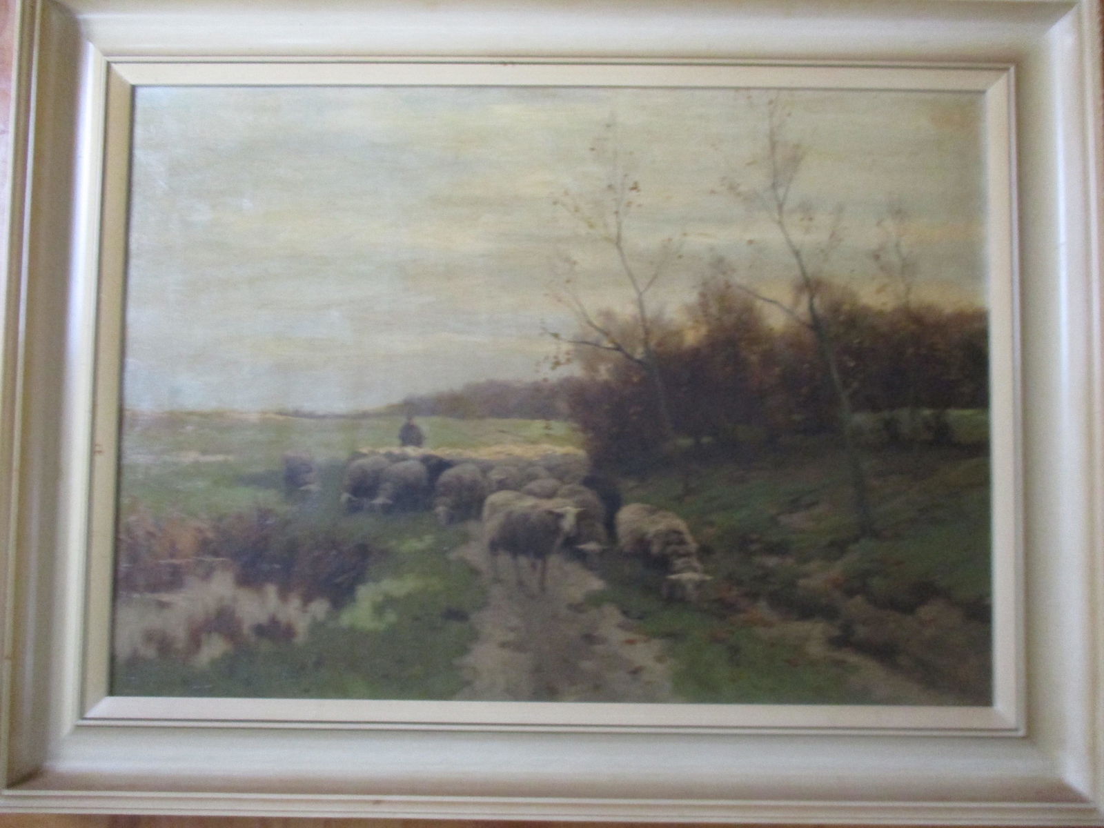 Willem Steelink O/C Sheep Painting (1 of 5)