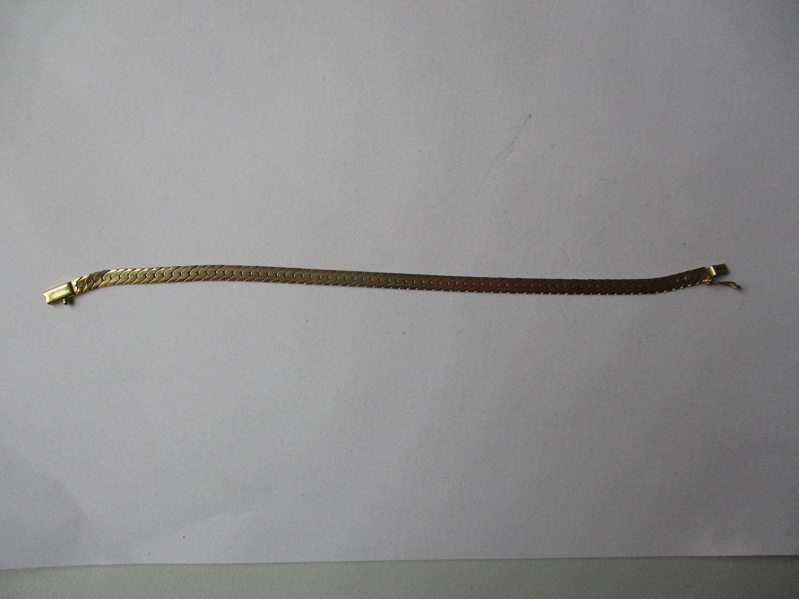 14K Serpentine 8" Bracelet (1 of 5)