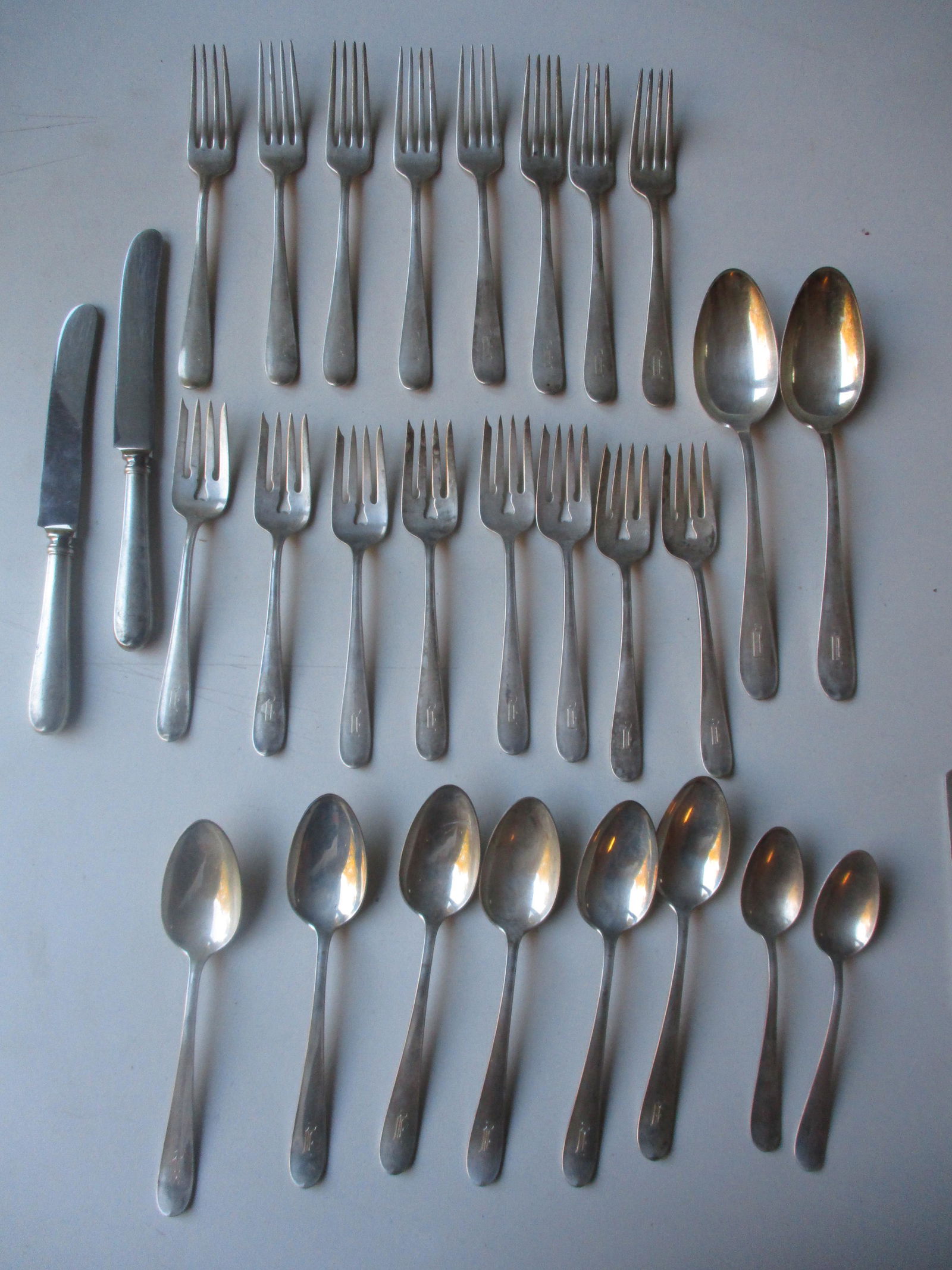 Sterling Silver Gorham 28 Piece Flatware Set (1 of 5)