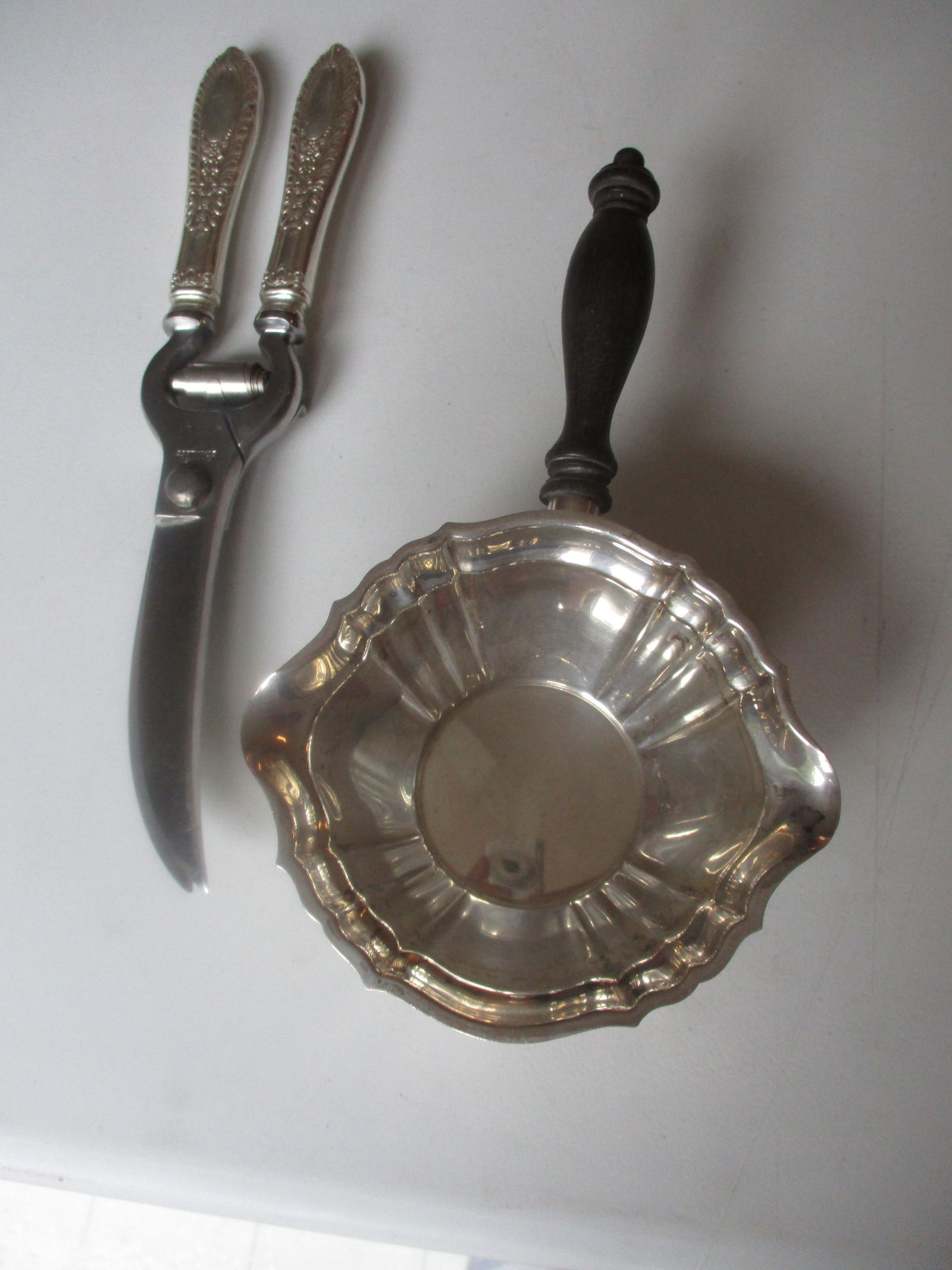 Sterling Gorham Wood Handled Ladle & Sterling Handled (1 of 5)