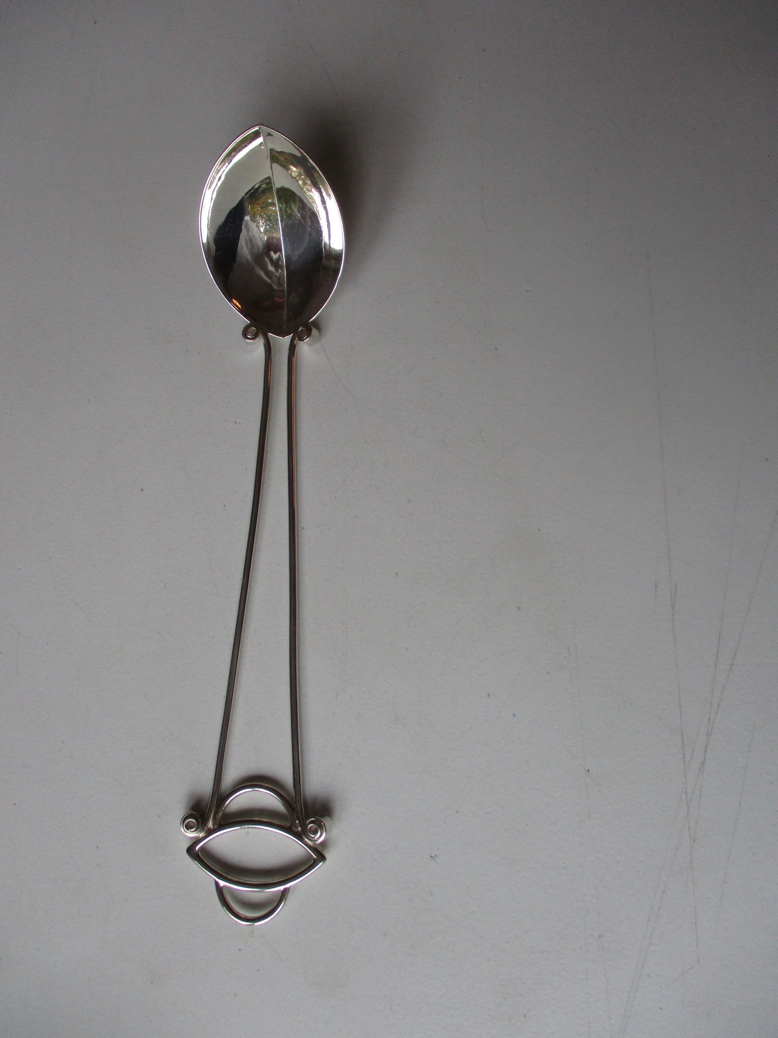 Sterling Silver Modern Design Joy Raskin Spoon: 1.7 troy ounces