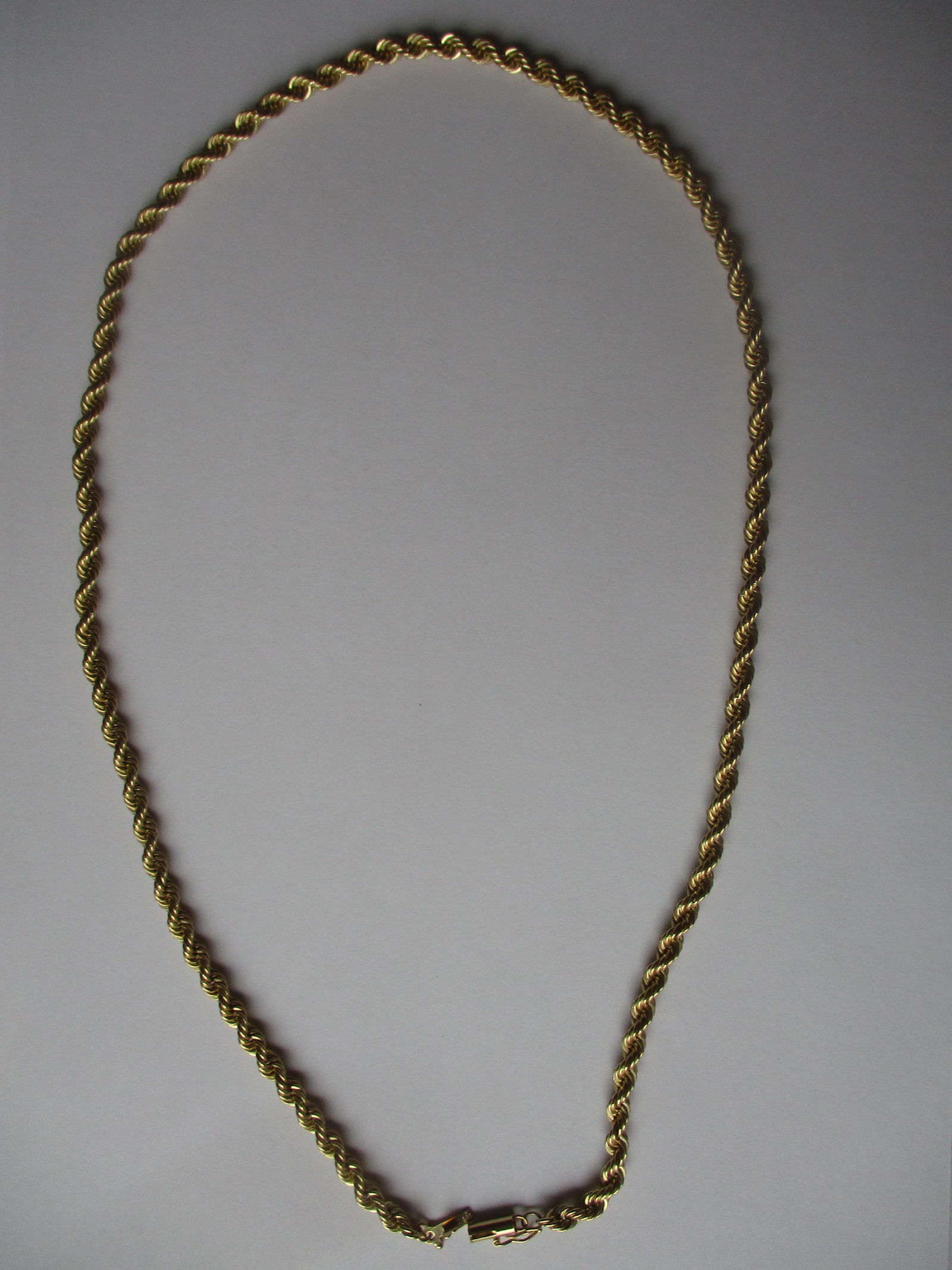 20" 14K Gold Rope Chain (1 of 5)