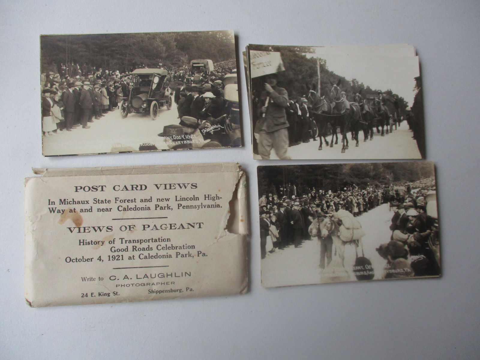 Oct. 4, 1921 History of Transportation Real Photo (1 of 12)