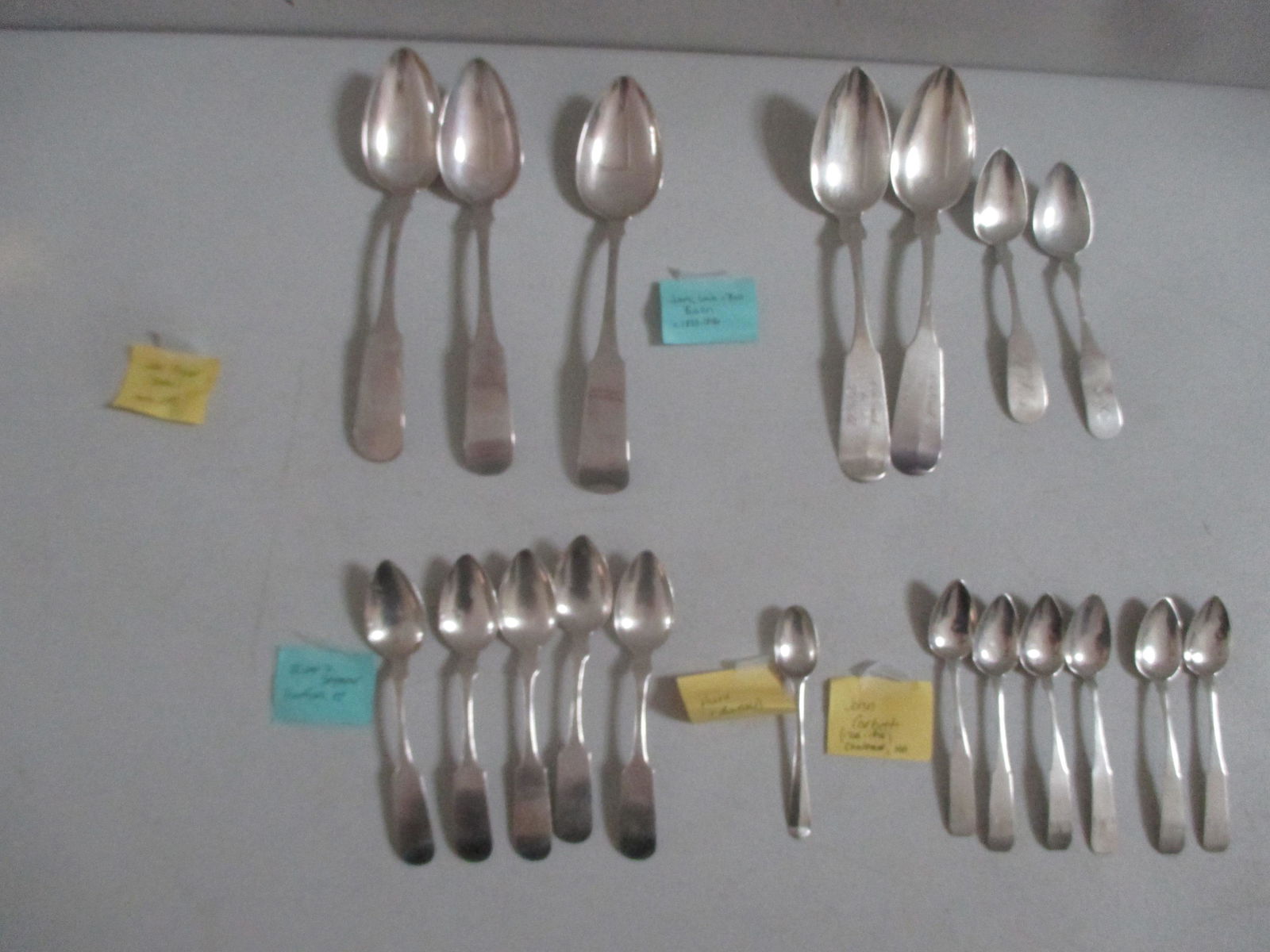 Coin Silver Spoons - see pictures (1 of 12)