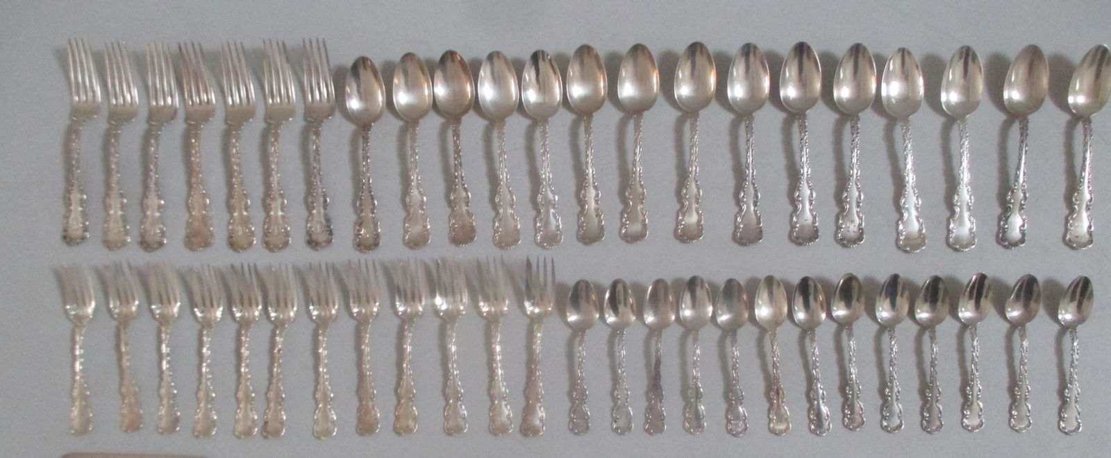 Whiting Louis XV 1891 Sterling Silver Flatware Set (1 of 4)