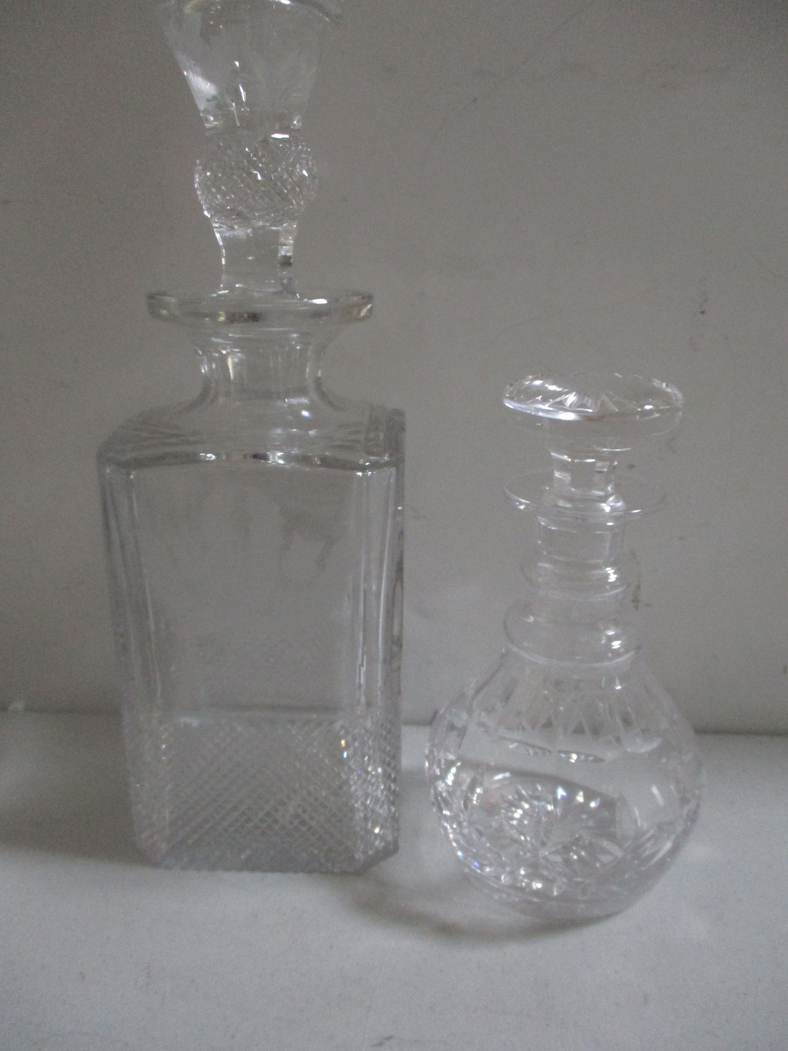 Stuart Crystal Decanter and Edinburgh Crystal Decanter (1 of 3)
