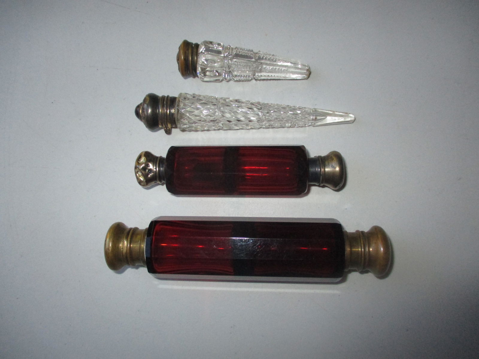 2 Victorian Double Sided Scent Perfume Bottles (1 of 19)