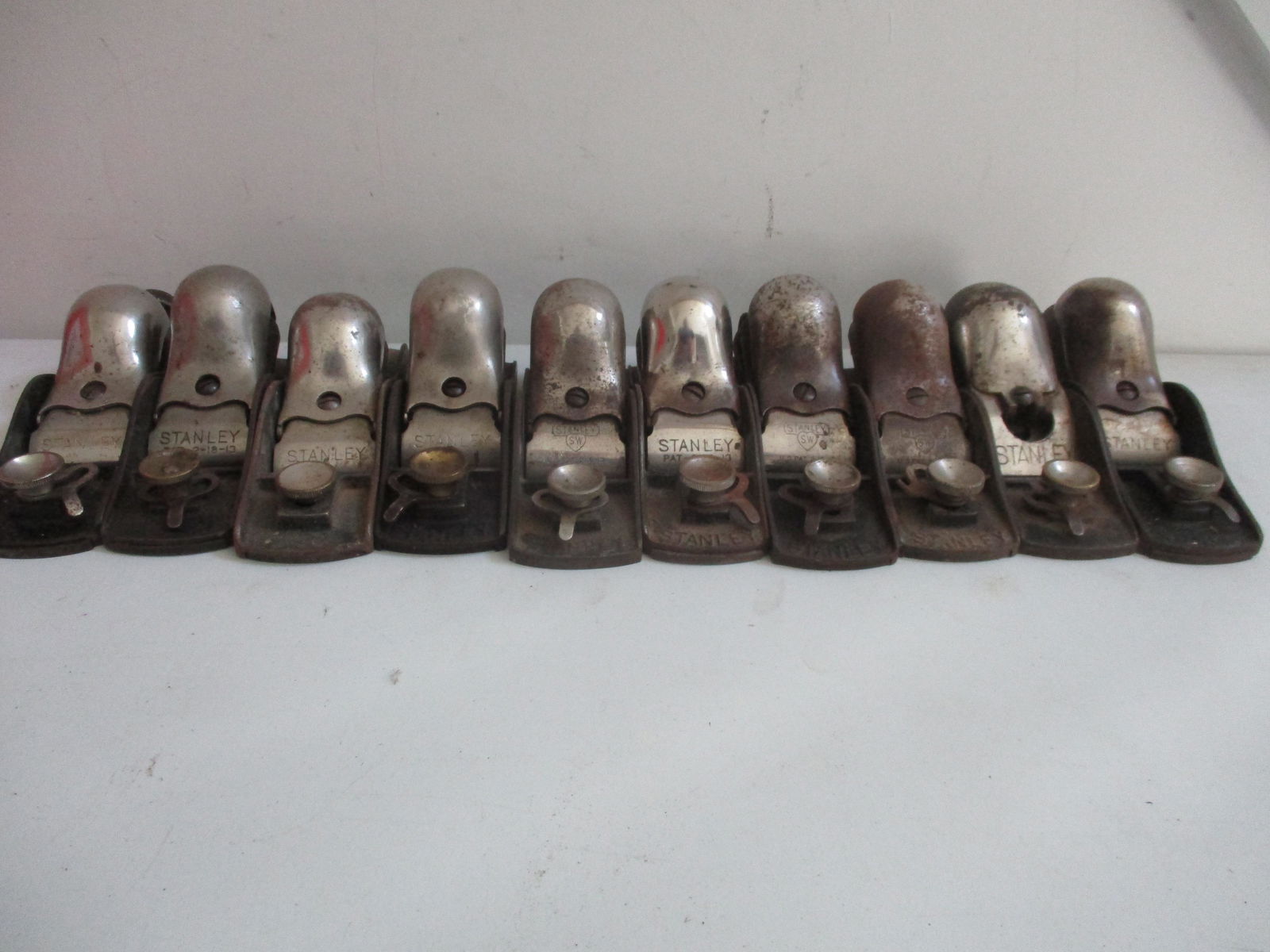 Group of 10 Stanley Block Planes - Various Condition (1 of 4)