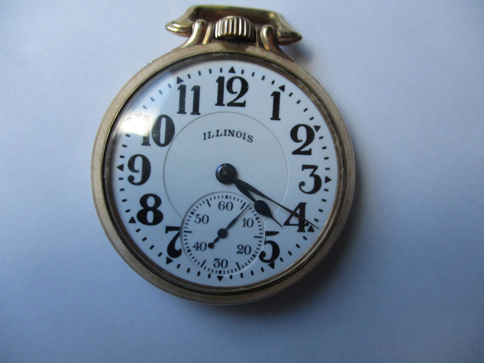 Illinois 21 Jewel 16S 10K Gold Filled Pocket Watch (1 of 5)