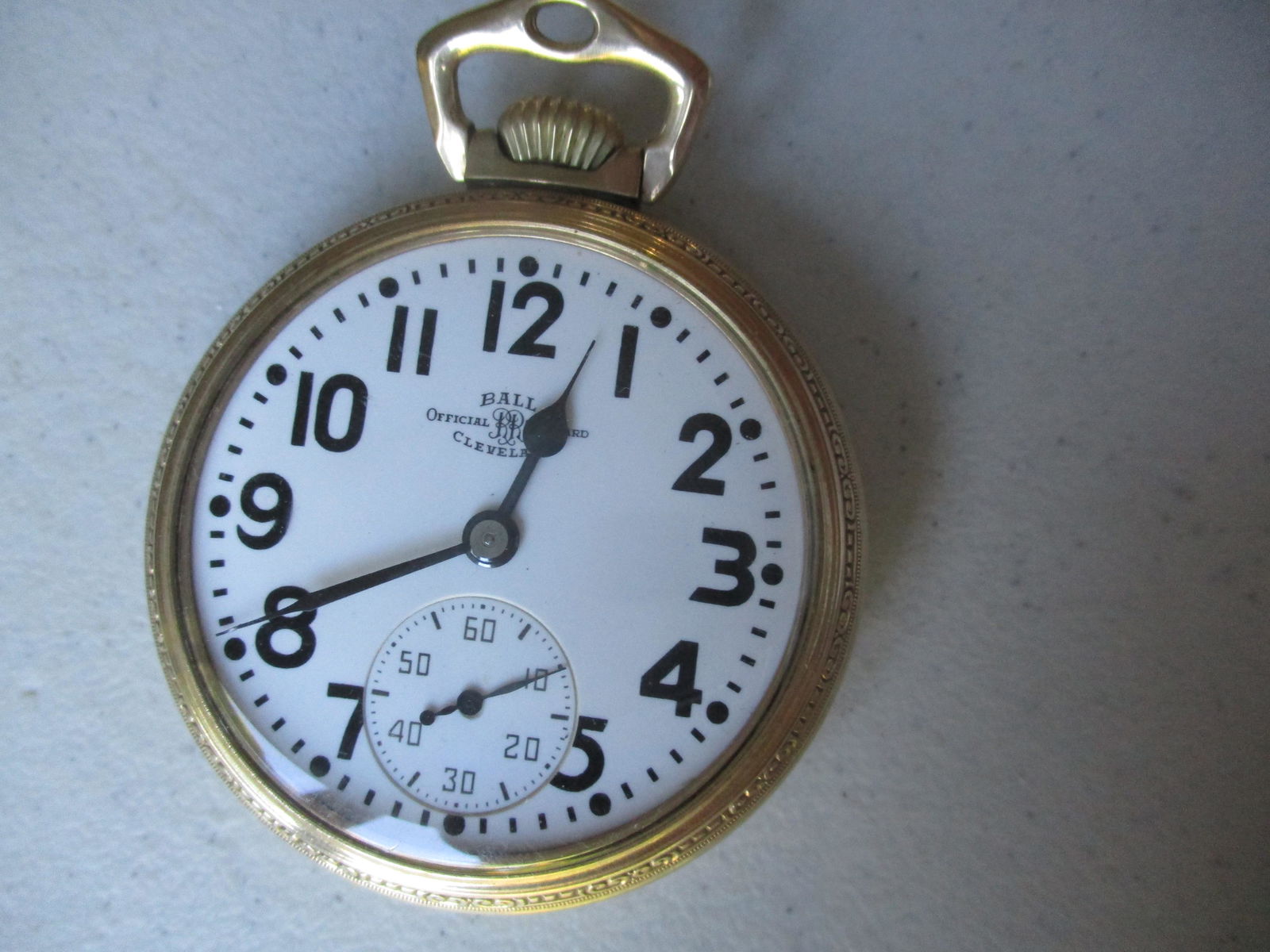 Ball 16S 21 Jewel 10K Gold Filled Pocket Watch s/n (1 of 5)