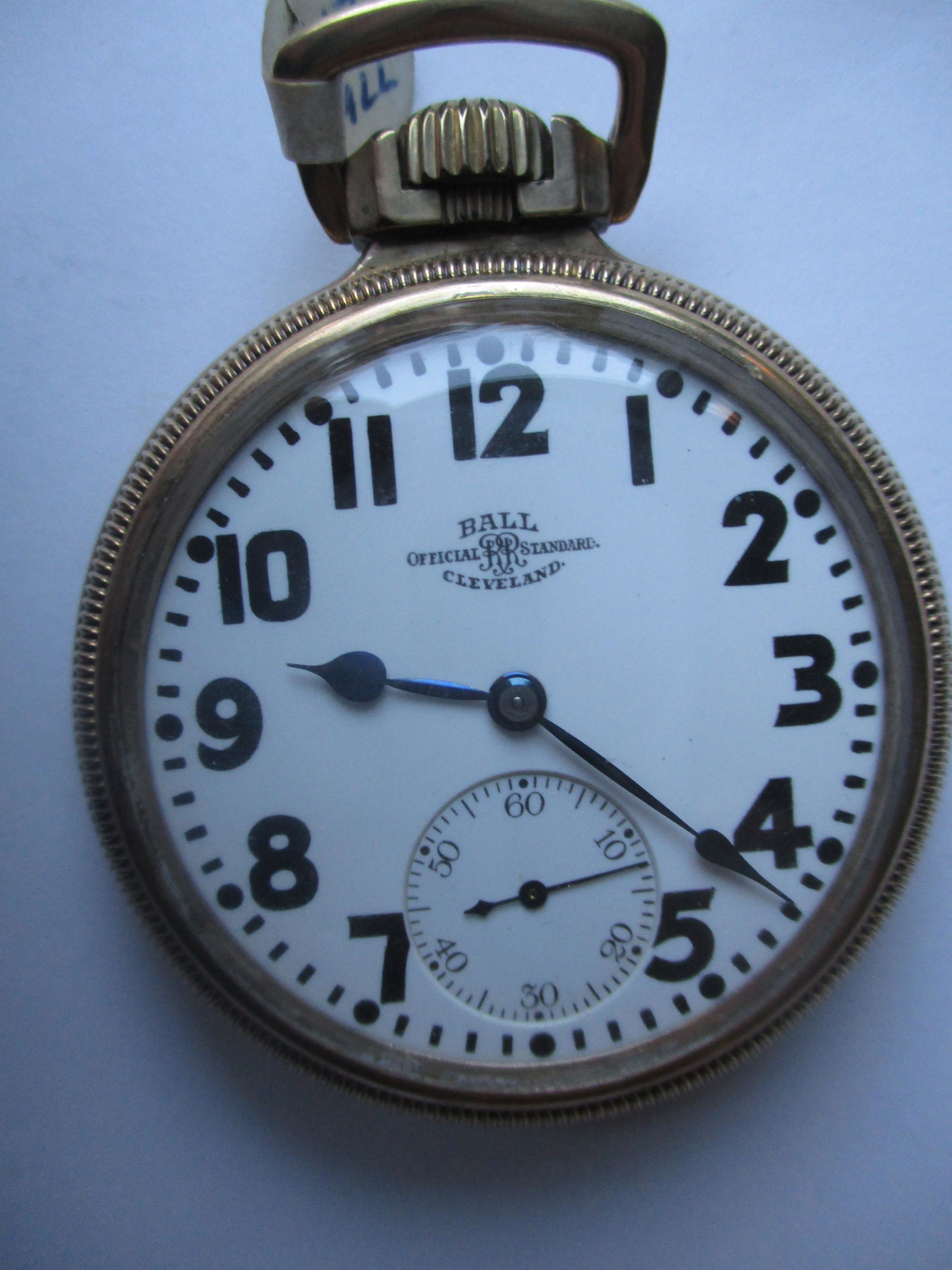 Hamilton Ball 16S 21 Jewel Keystone Pocket Watch (1 of 5)