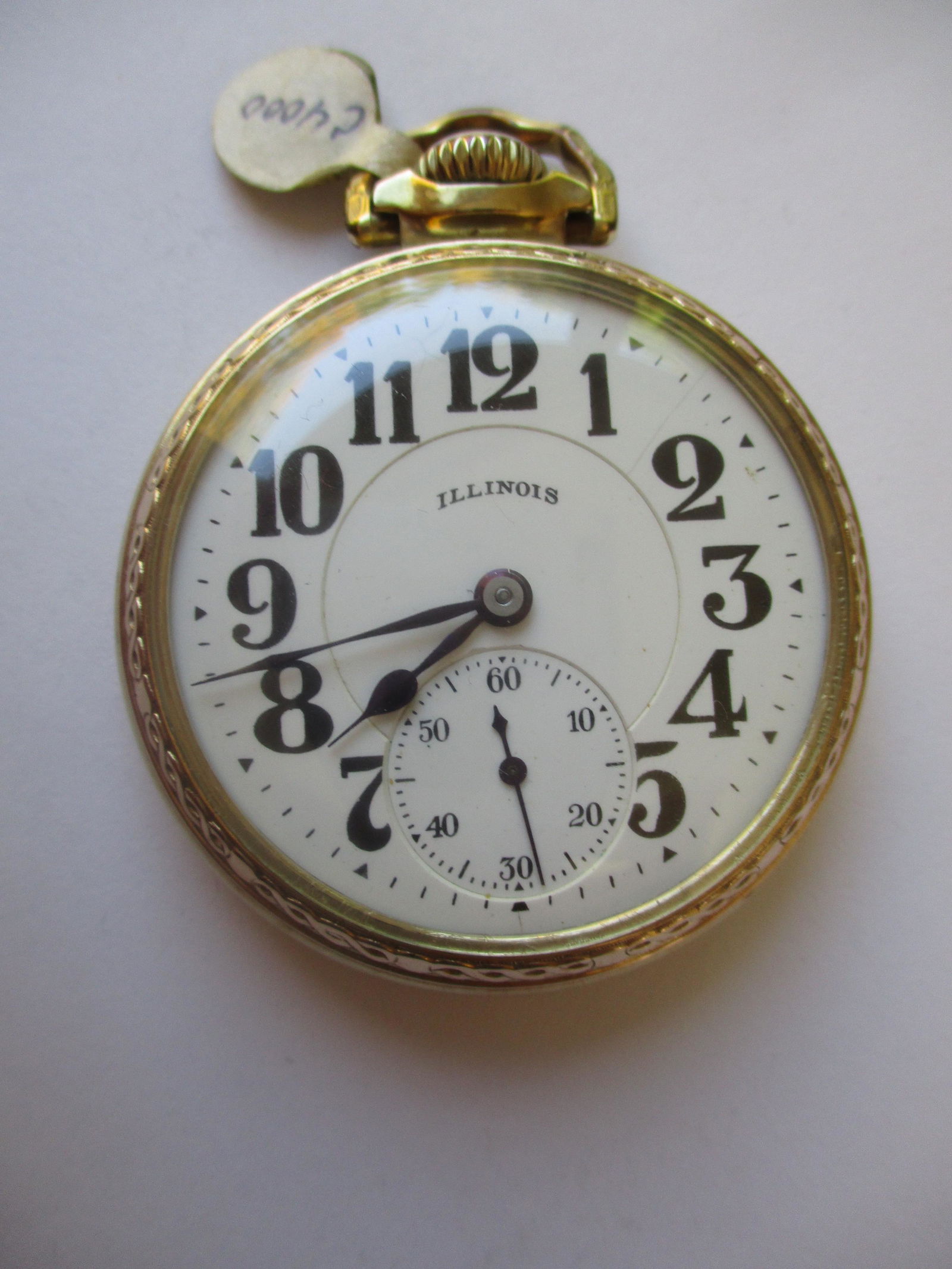 Illinois 16S 23 Jewel 10 Karat Gold Filled Pocket Watch (1 of 5)