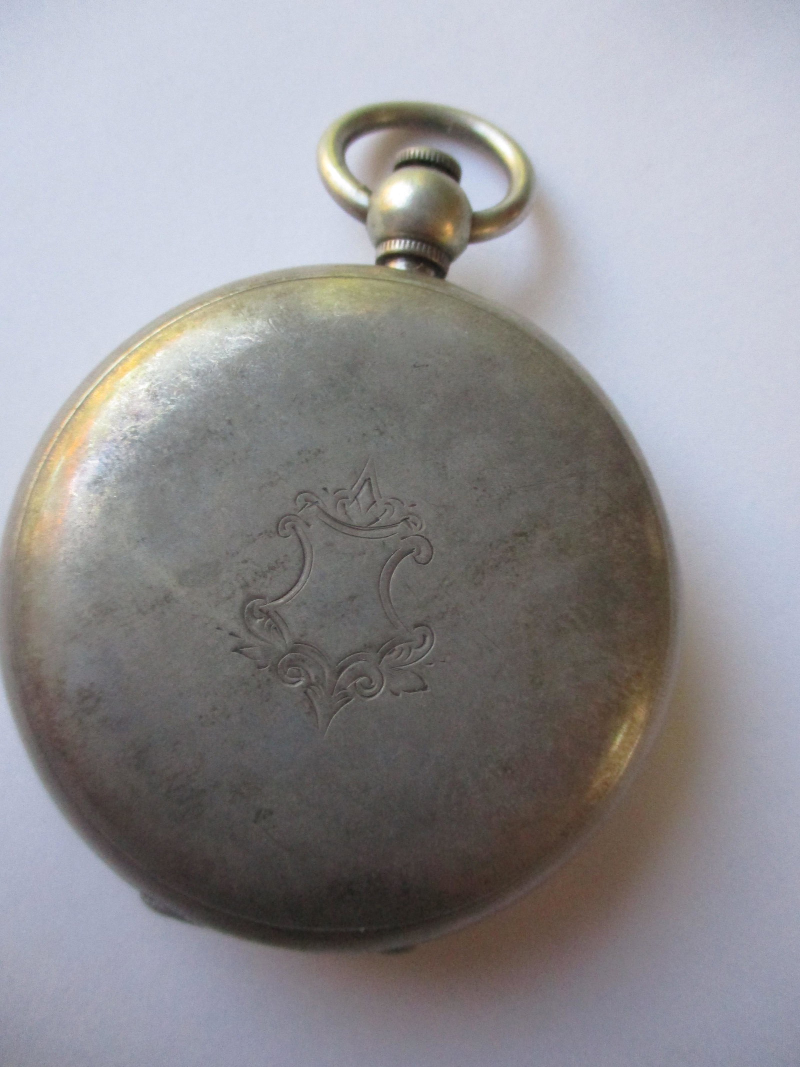 American Waltham 18S Coin Silver Pocket Watch: In Hunters Case - s/n 959604 - doesn't run