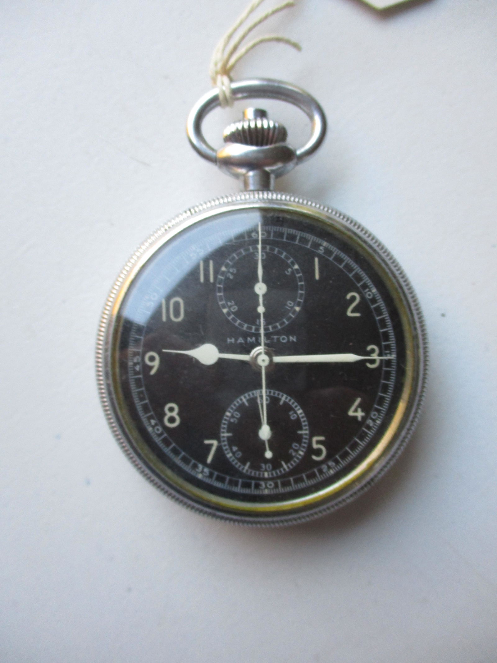 Hamilton 16S 19 Jewel Stop Watch/Pocket Watch (1 of 4)