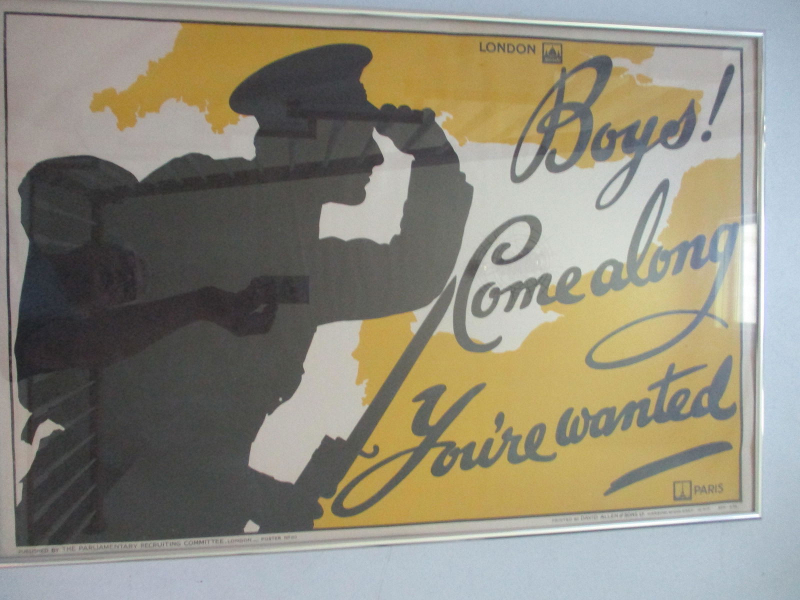 "Boys Come Along You're Wanted" British Recruiting (1 of 5)