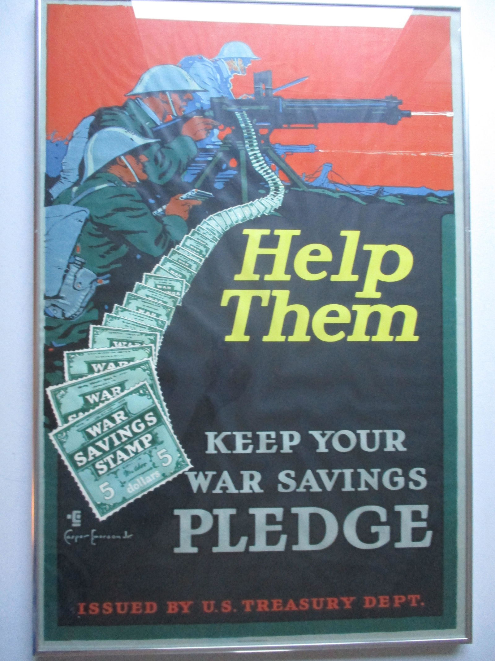 "Help Them" Keep Your War Savings Pledge World War II (1 of 5)