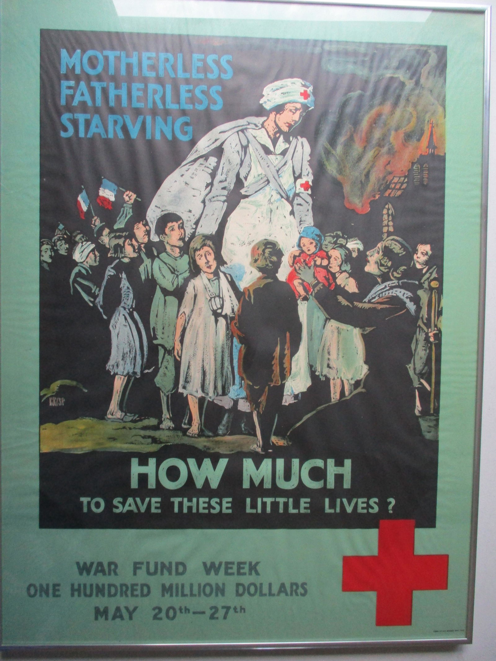 Motherless, Fatherless, Starving -  Red Cross Poster (1 of 9)