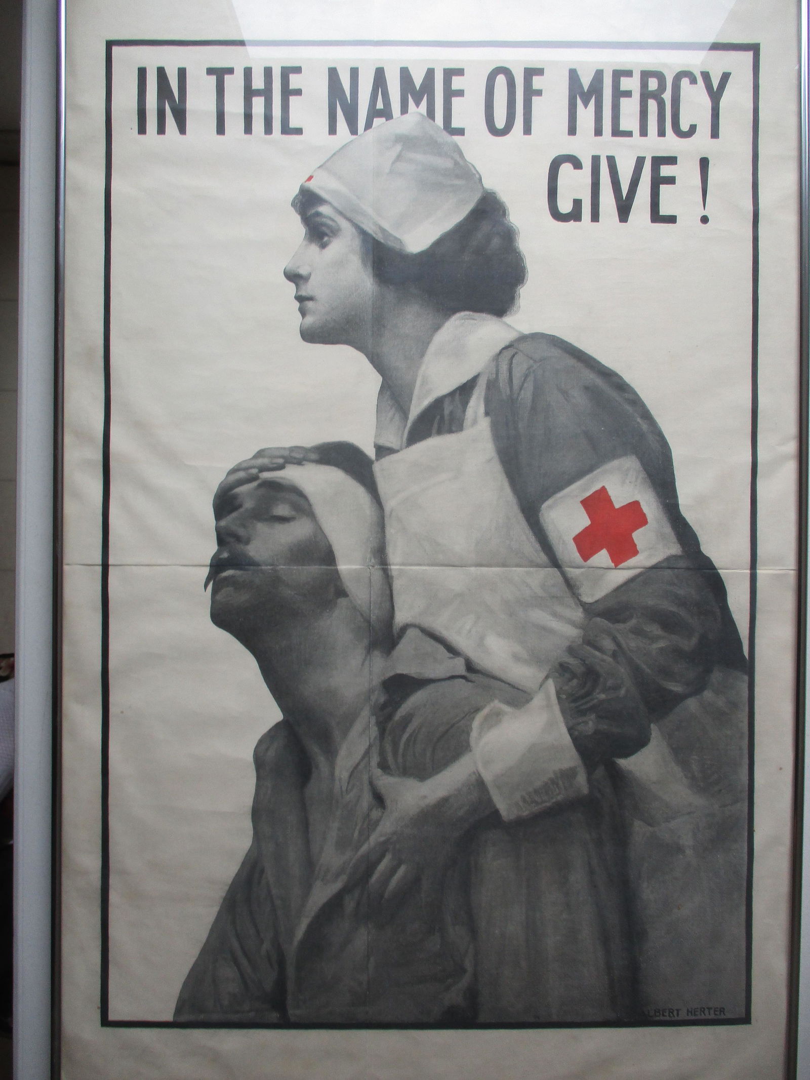 In the name of mercy give! World War I Red Cross Poster (1 of 6)