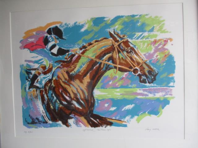 "Affirmed" Artist Proof 18/30 by Fay Moore: 24" x 30" (excluding matte) Framed