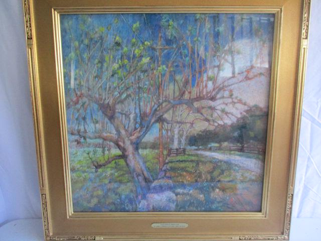 Pollards (Old Versailles Road) Kentucky: 2000 Allied Artist of America Award Winning Pastel on Panel 24" x 24" Framed